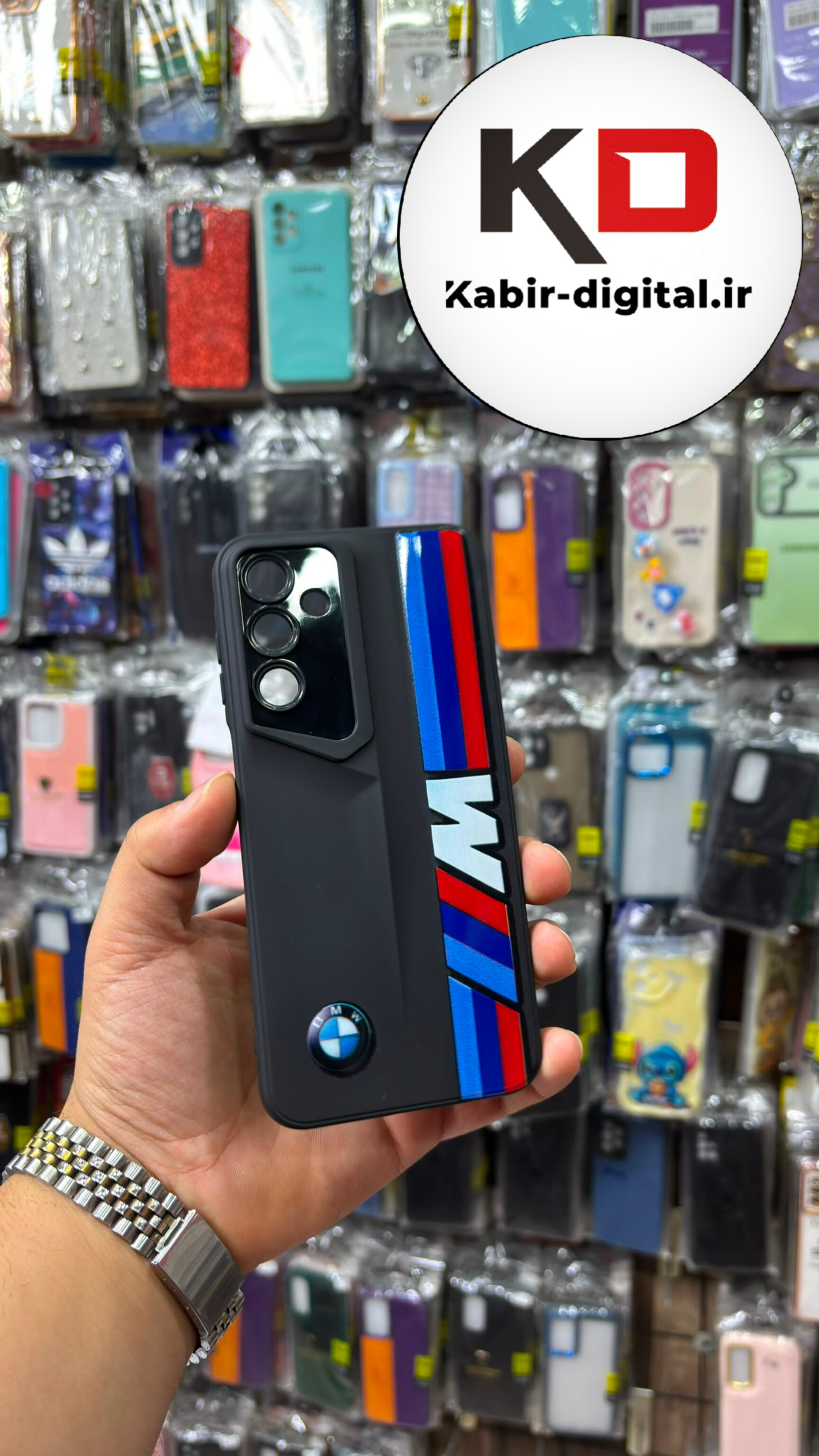 قاب گوشی Galaxy A16 سامسونگ  طرح سری Porsche Design پورش دیزاین Hard LUXURY محافظ لنز دار مشکی