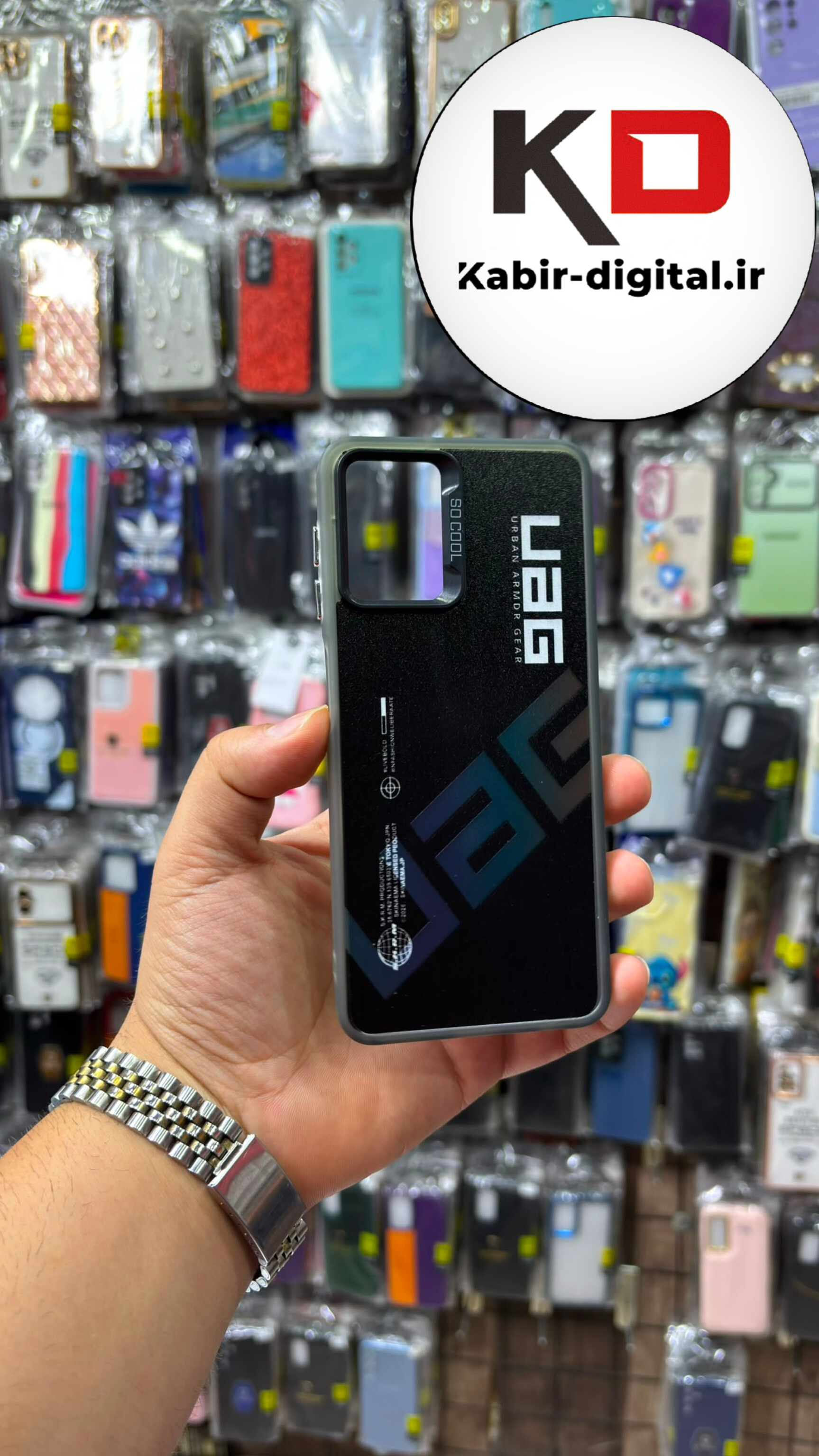 قاب گوشی Galaxy A22 4g / M32 سامسونگ So Cool اورجینال لنز برجسته کرومی طرحدار