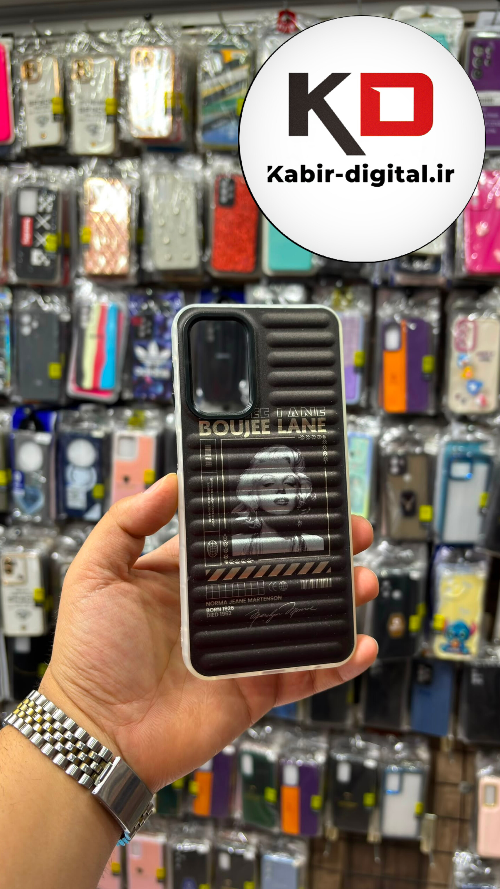 قاب گوشی Galaxy A1۳ / A23 سامسونگ ضد ضربه هولوگرامی یانگ کیت Unique Case طرح مرلین مونرو