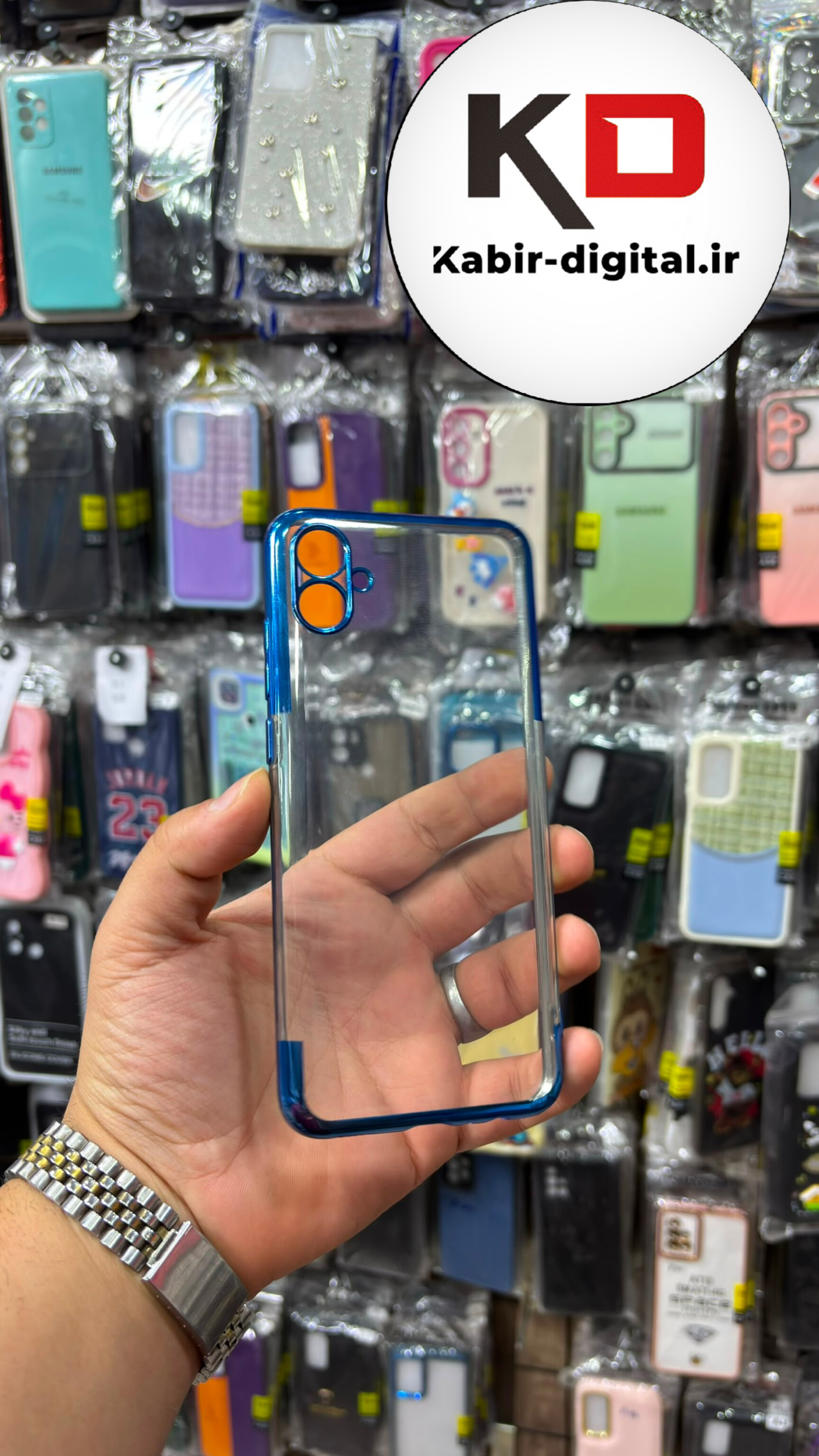 قاب گوشی Galaxy A04e سامسونگ طرح الکتروپلیتینگ ژله ای شفاف محافظ لنز دار