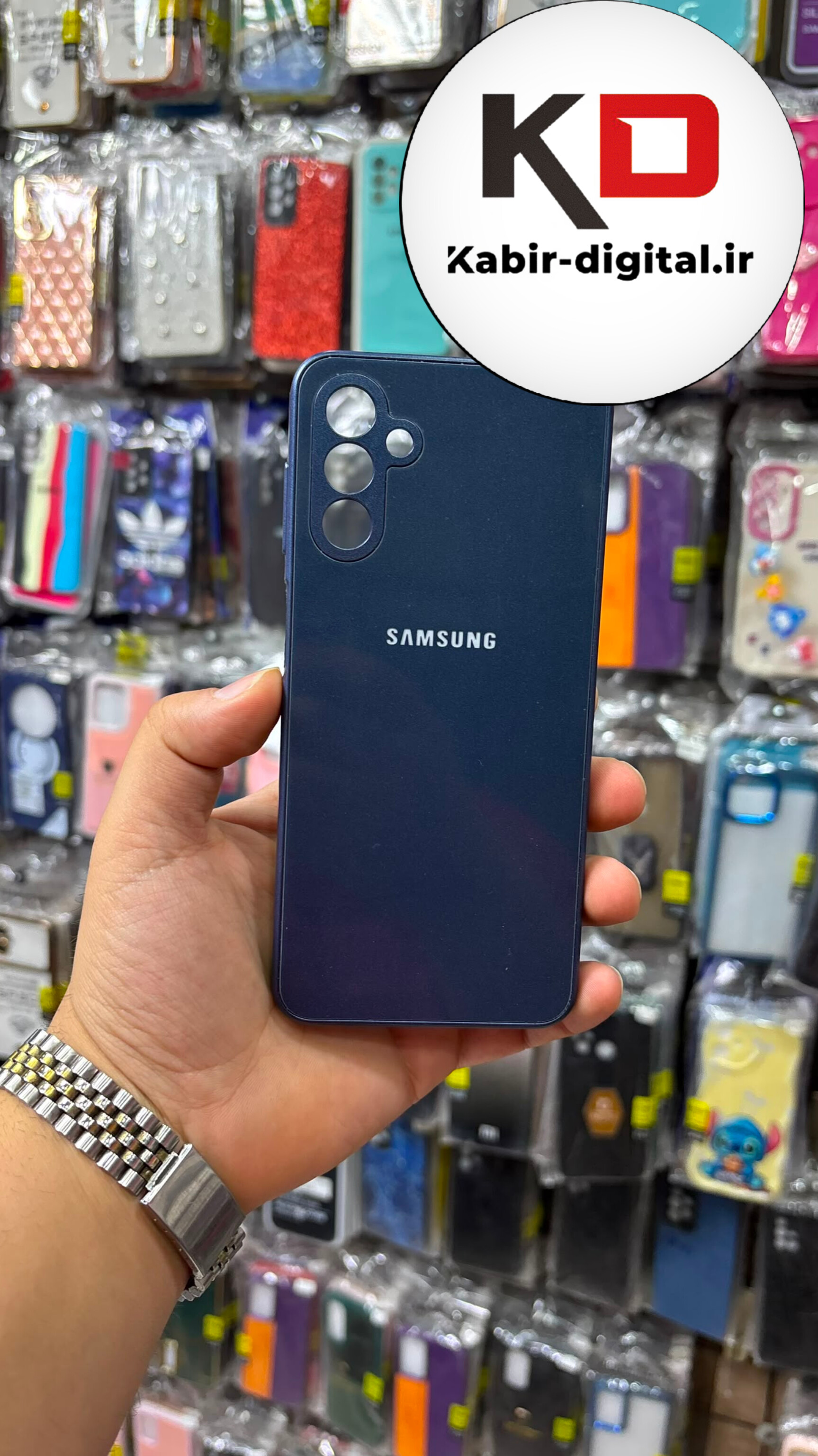 قاب گوشی  Galaxy A13 5G / A04s / M13 / F13 سامسونگ پشت گلس شیشه ای محافظ لنز دار لیزری محافظ لنزدار سرمه ای