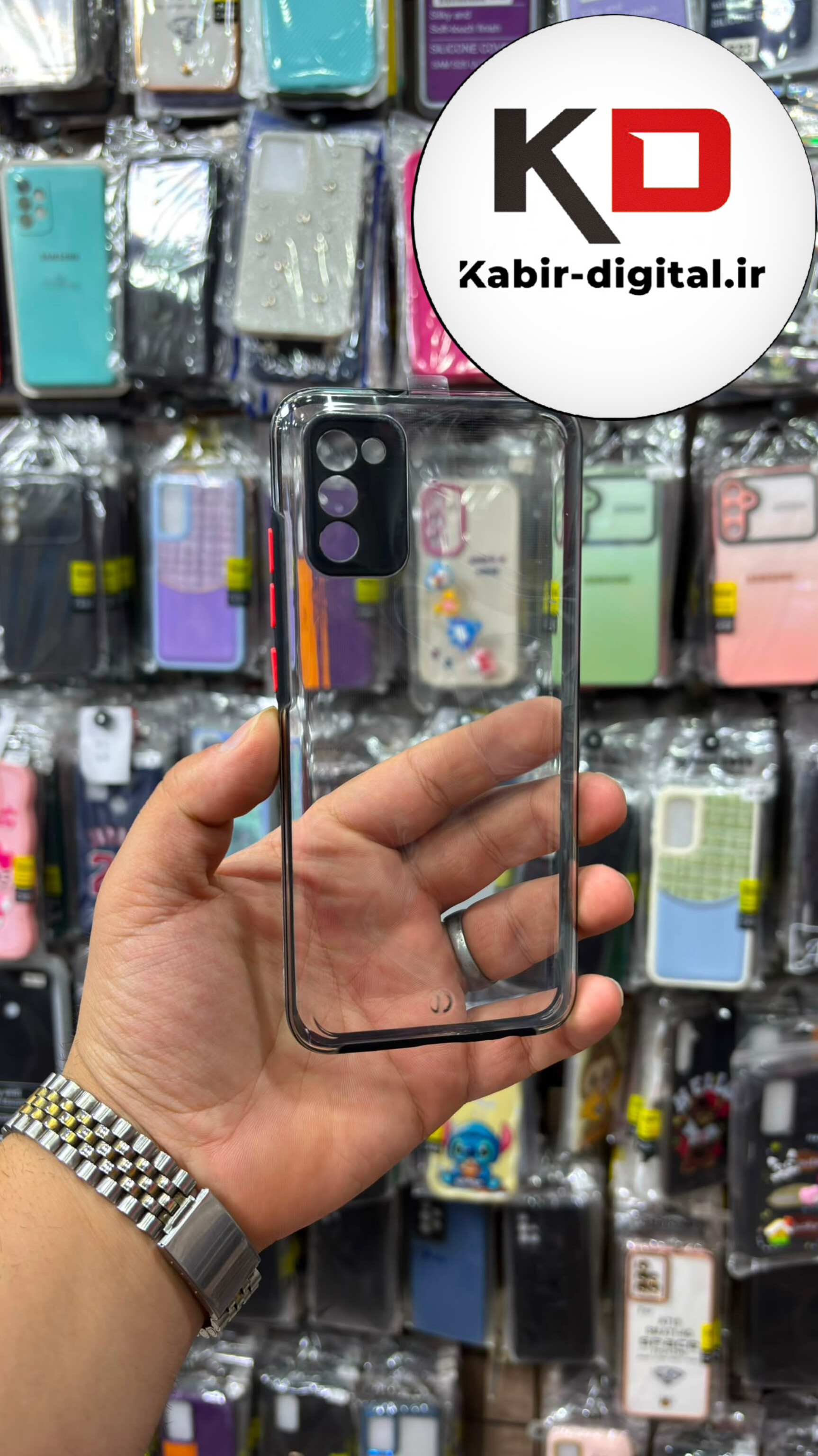 قاب گوشی  Galaxy A02s / A03s سامسونگ سیلیکونی شفاف ژله ایی محافظ لنزدار