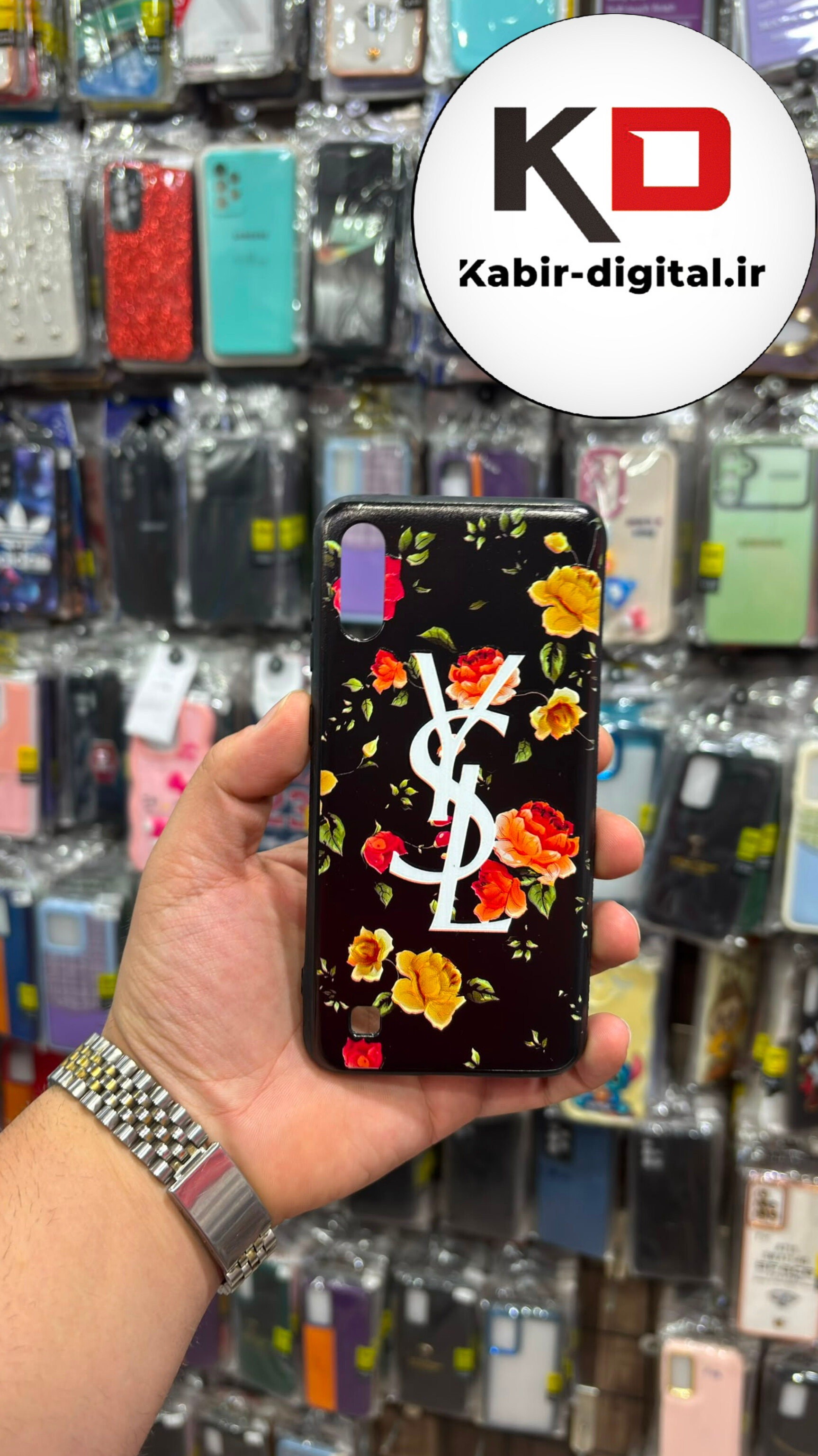 قاب گوشی  Galaxy A10 / M10  سامسونگ  طرح فانتزی گل سوزنی دور سیلیکونی محافظ لنزدار