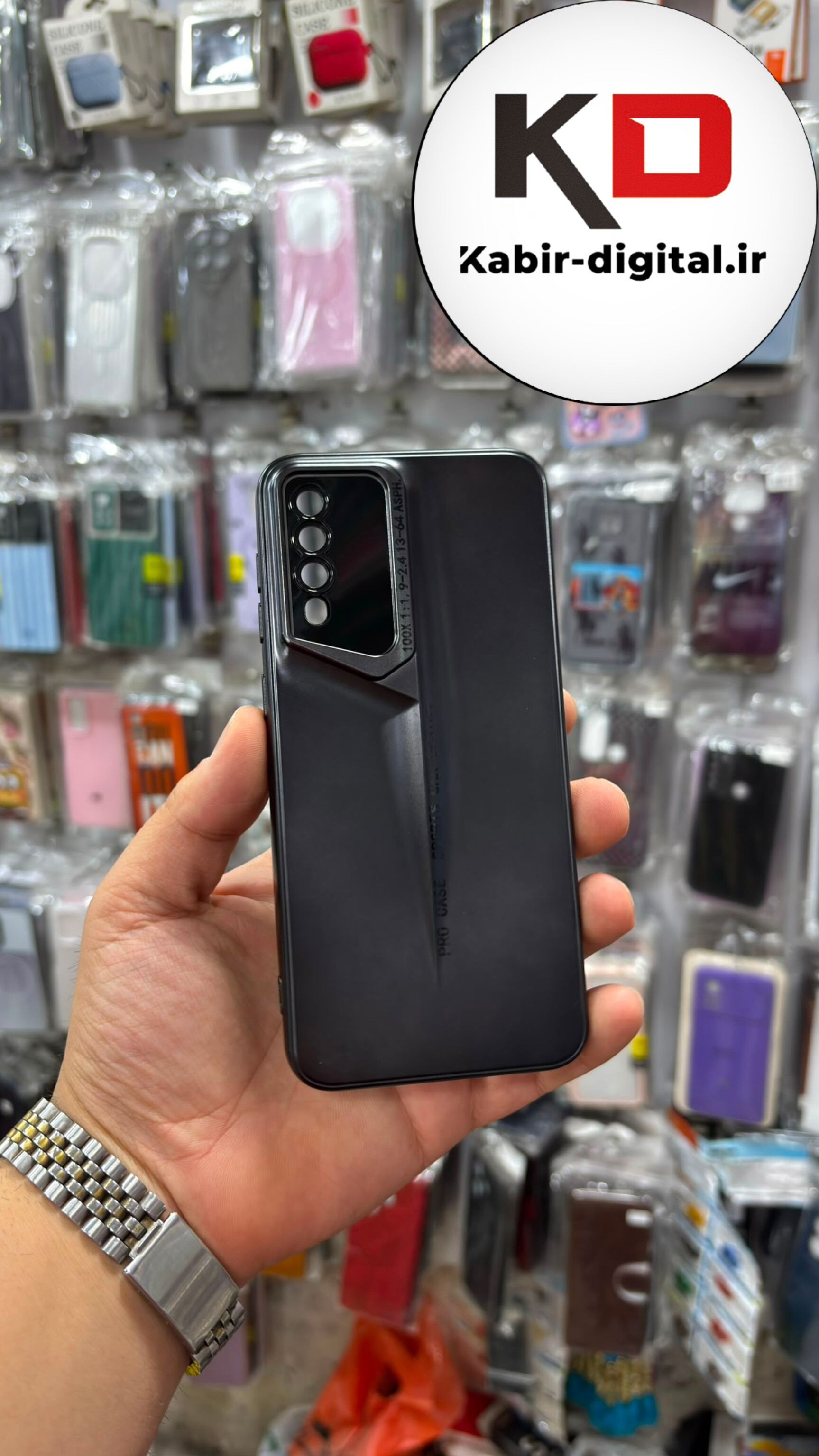 قاب گوشی Galaxy A50 / A50s / A30s سامسونگ طرح سری Porsche Design پورش دیزاین Hard LUXURY محافظ لنز دار مشکی
