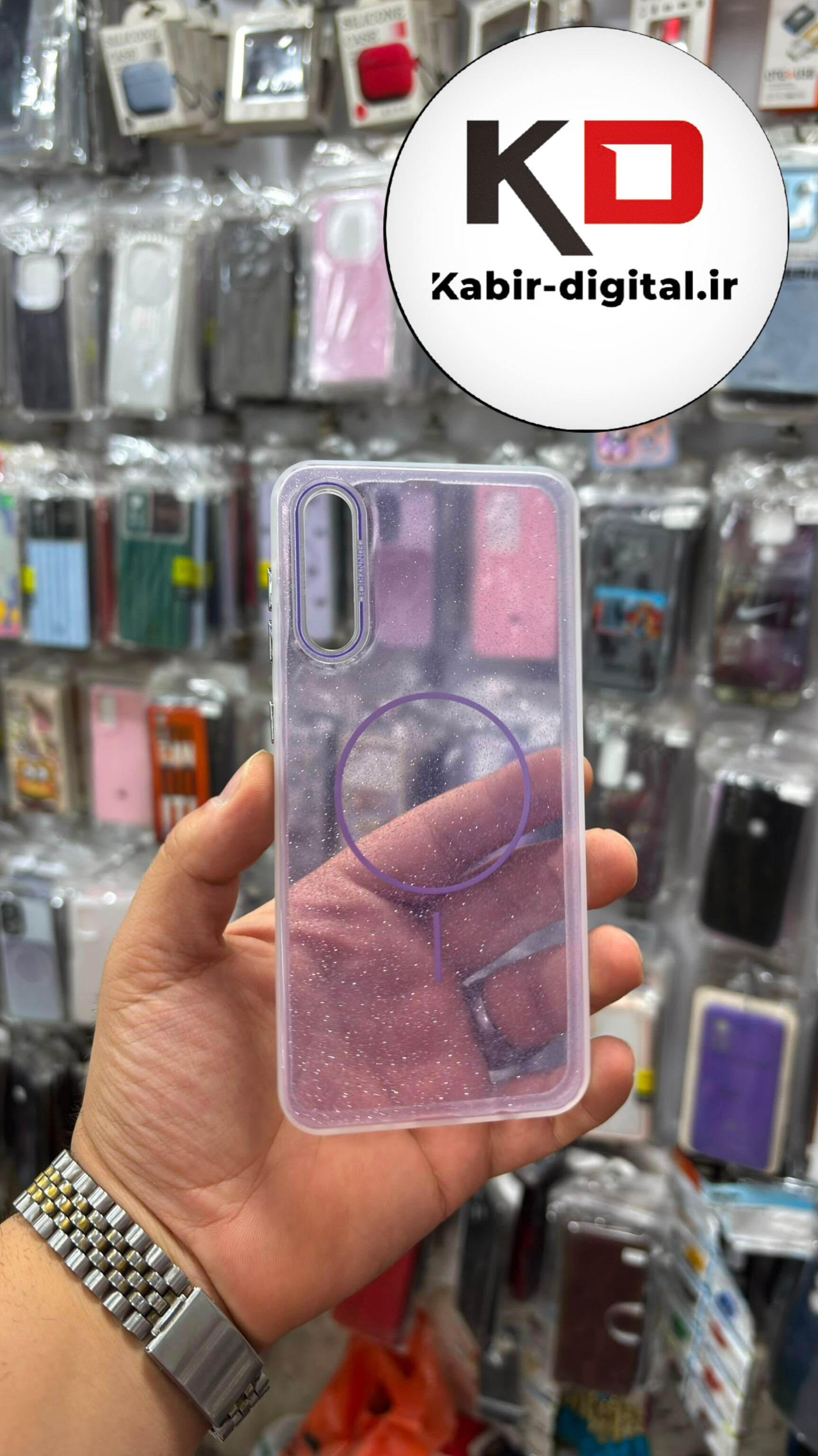 قاب گوشی Galaxy A50 / A50s / A30s سامسونگ Pastel Case پاستلی طرح مگ سیف Magsafe مات لنز رنگی اکلیلی صورتی