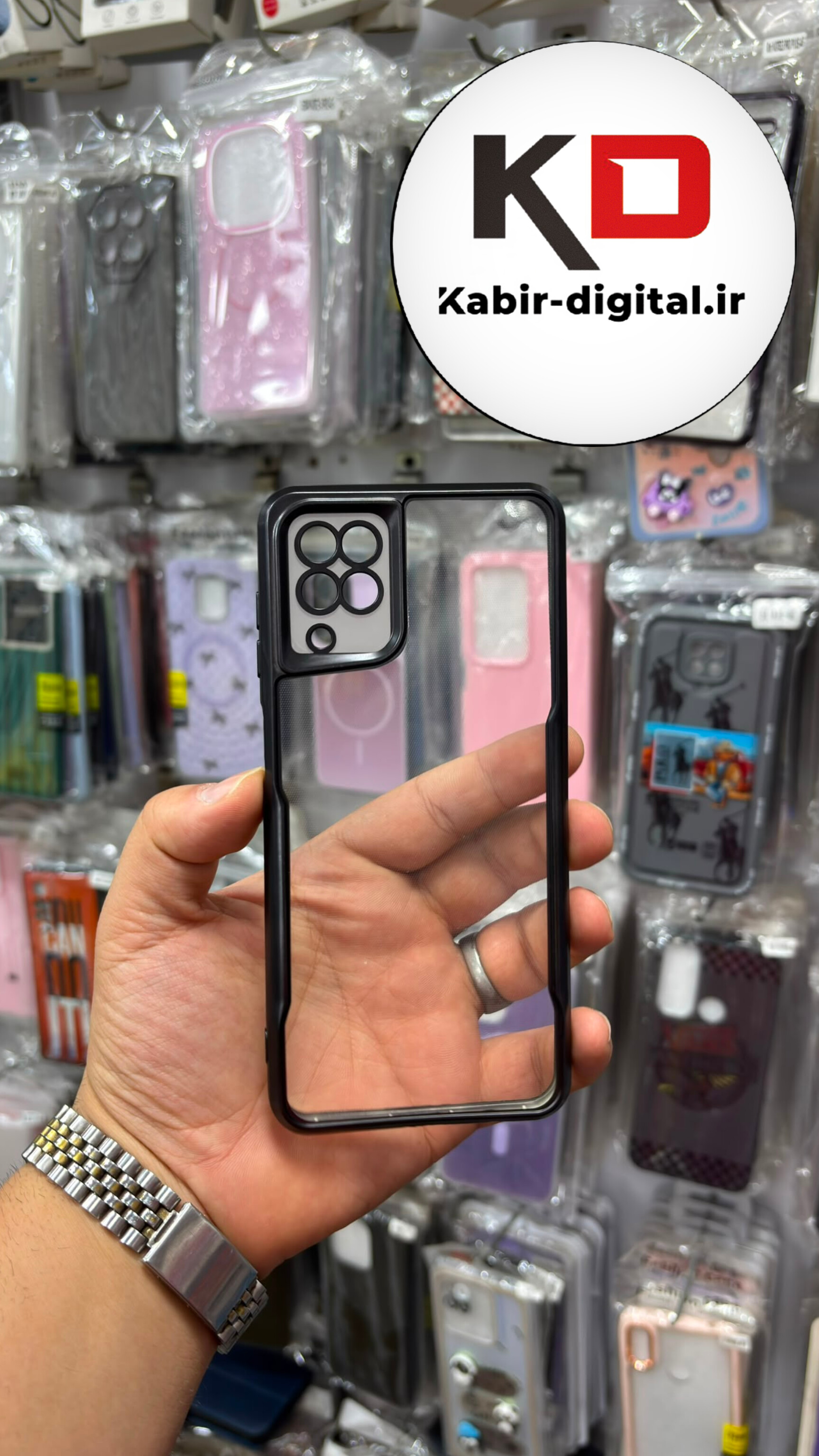 قاب گوشی  Galaxy A12 / M12 سامسونگ ژله ای New Zone شفاف لاکچری مشکی