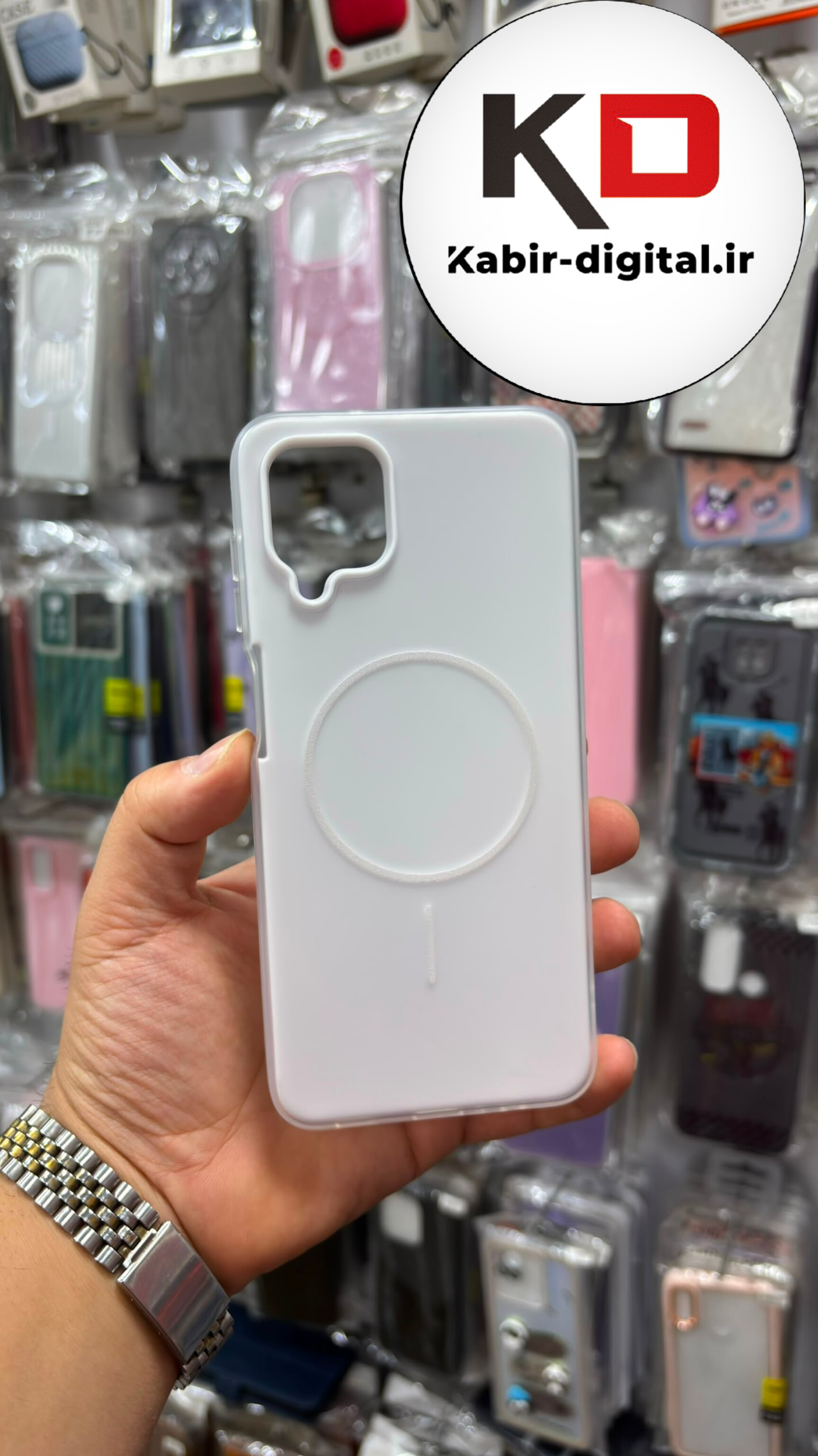 قاب گوشی  Galaxy A12 / M12 سامسونگ Pastel Case پاستلی لوگو دار ضد ضربه لنز برجسته سفید