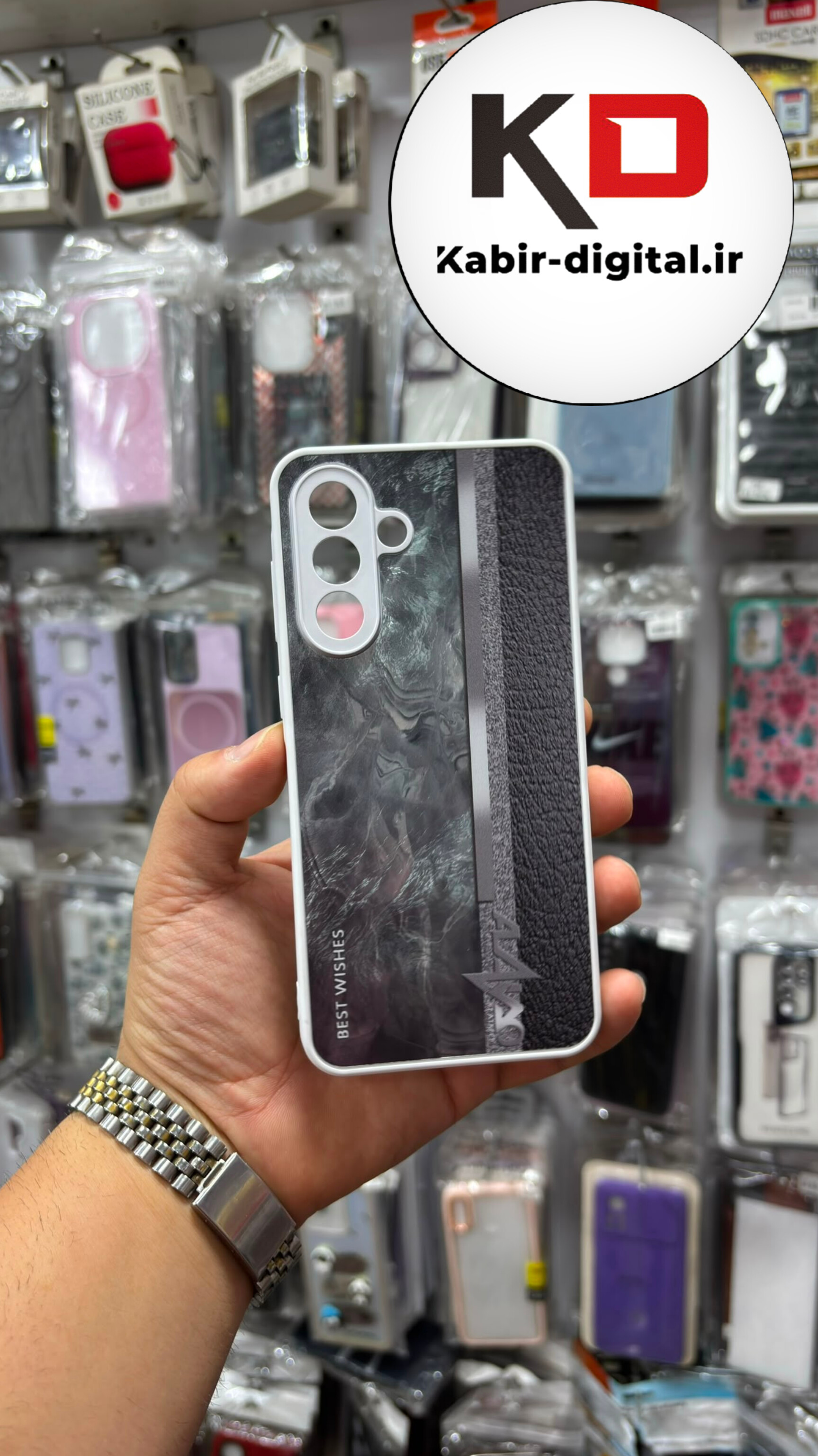 قاب گوشی  Galaxy A56 / A36 سامسونگ طرح سیلیکونی چرمی محافظ لنزدار برجسته فانتزی