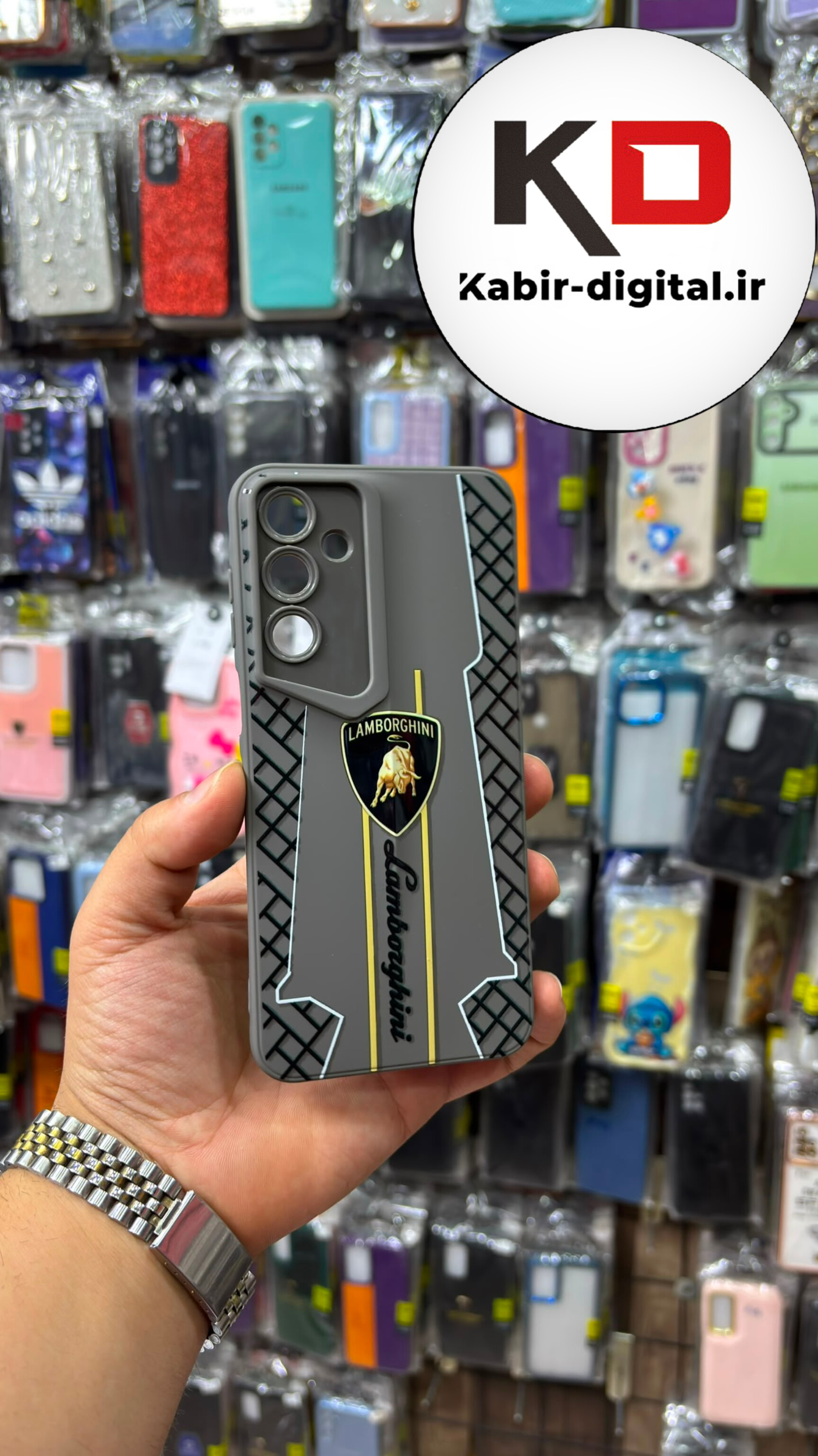 قاب گوشی Galaxy A16 سامسونگ طرح سری Porsche Design پورش دیزاین Hard LUXURY محافظ لنز دار