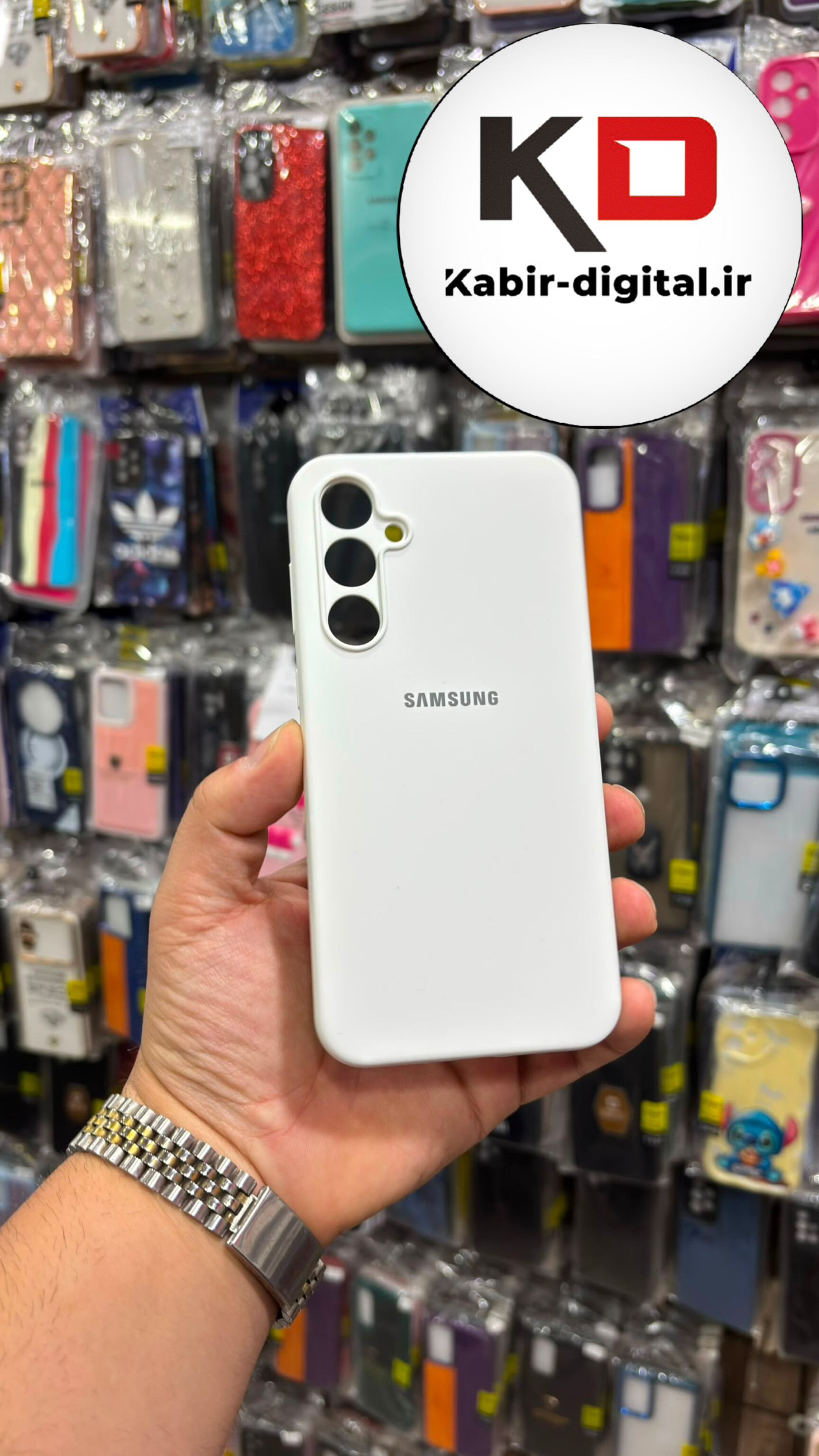 قاب گوشی Galaxy S23 FE سامسونگ سیلیکونی اورجینال درجه یک زیر بسته داخل پارچه محافظ لنزدار