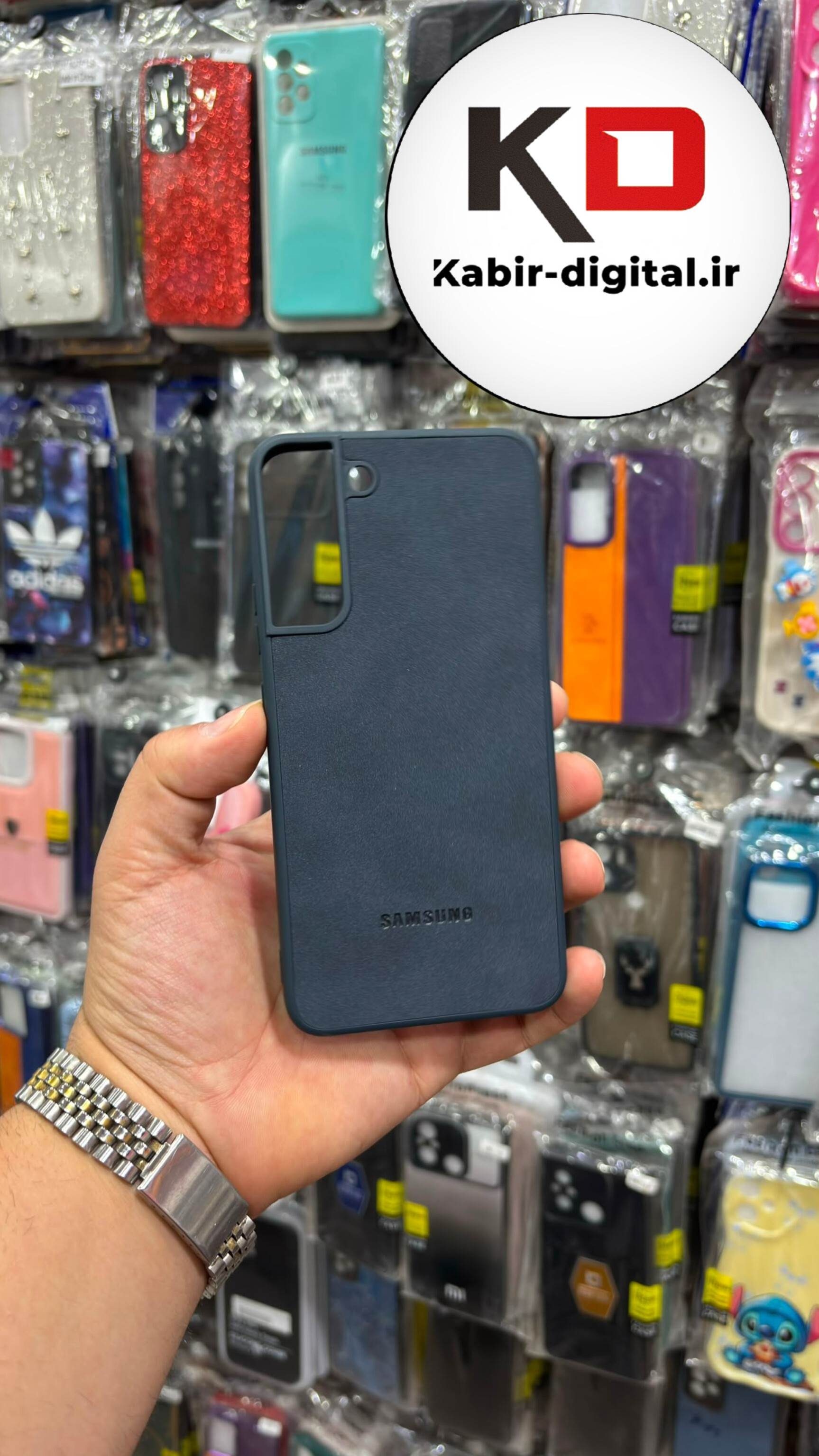 قاب گوشی Galaxy S22 Plus سامسونگ سیلیکونی طرح چرمی ژله ای محافظ لنزدار
