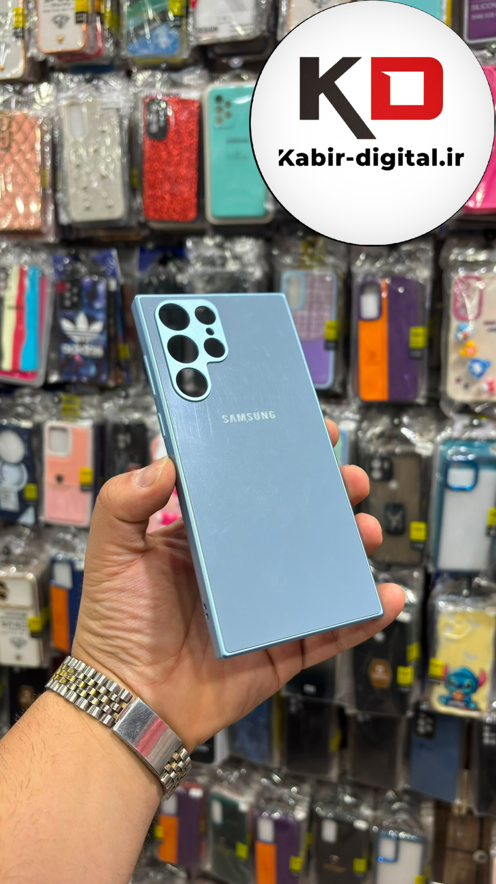 قاب گوشی Galaxy S22 Ultra سامسونگ پشت گلس شیشه ای اورجینال SO COOL دور سیلیکونی براق محافظ لنزدار