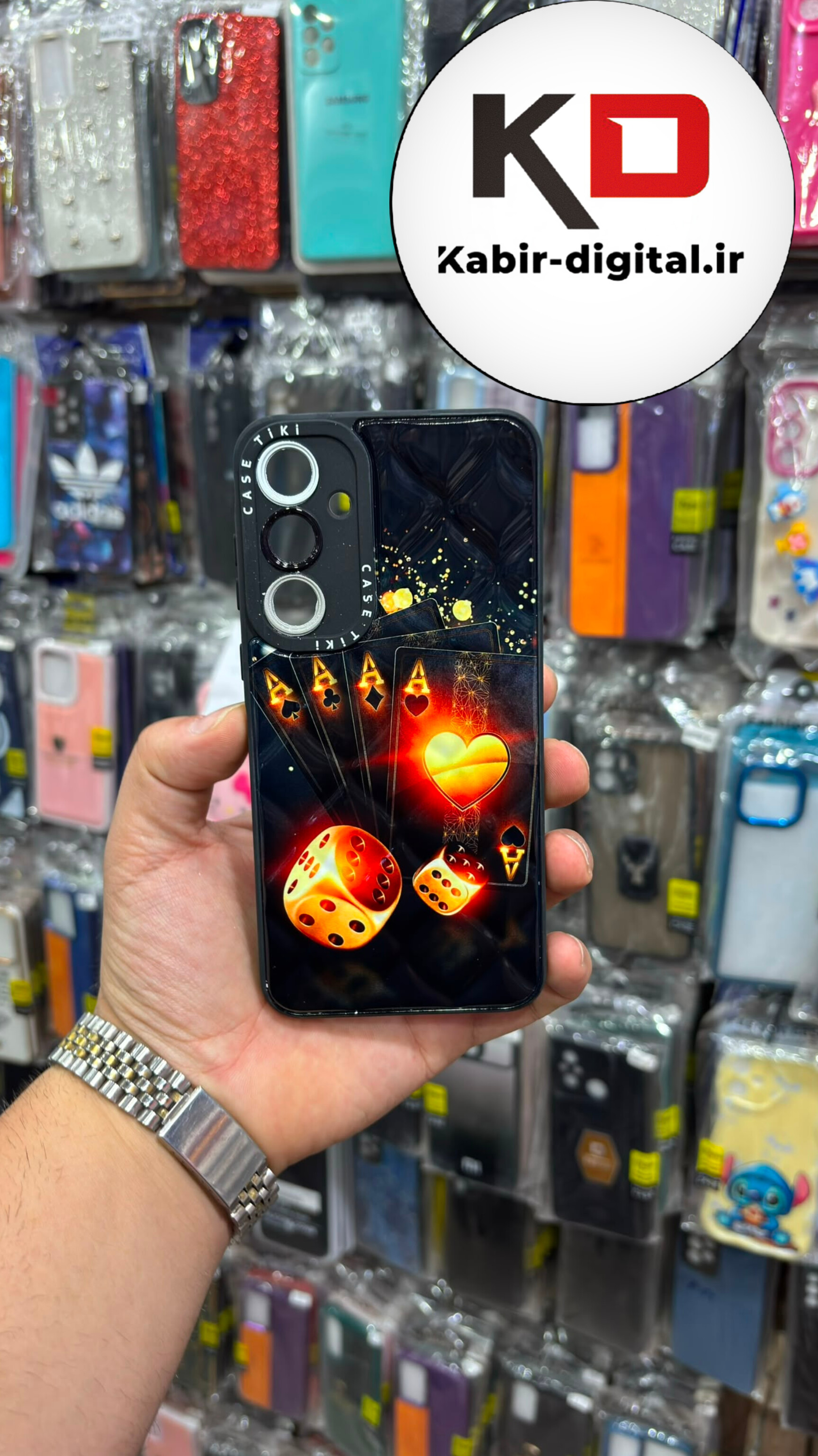 قاب گوشی Galaxy A35 سامسونگ دور سیلیکونی 3D Pucker برجسته طرح پاسور محافظ لنز دار