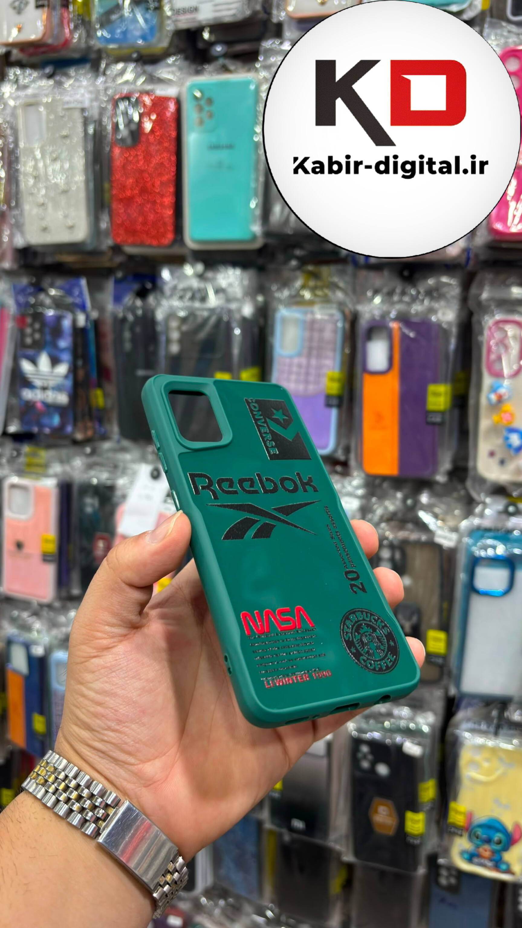 قاب گوشی Galaxy A51 / A31 سامسونگ سیلیکونی  Solid case طرحدار ضد ضربه رنگ سبز محافظ لنزدار