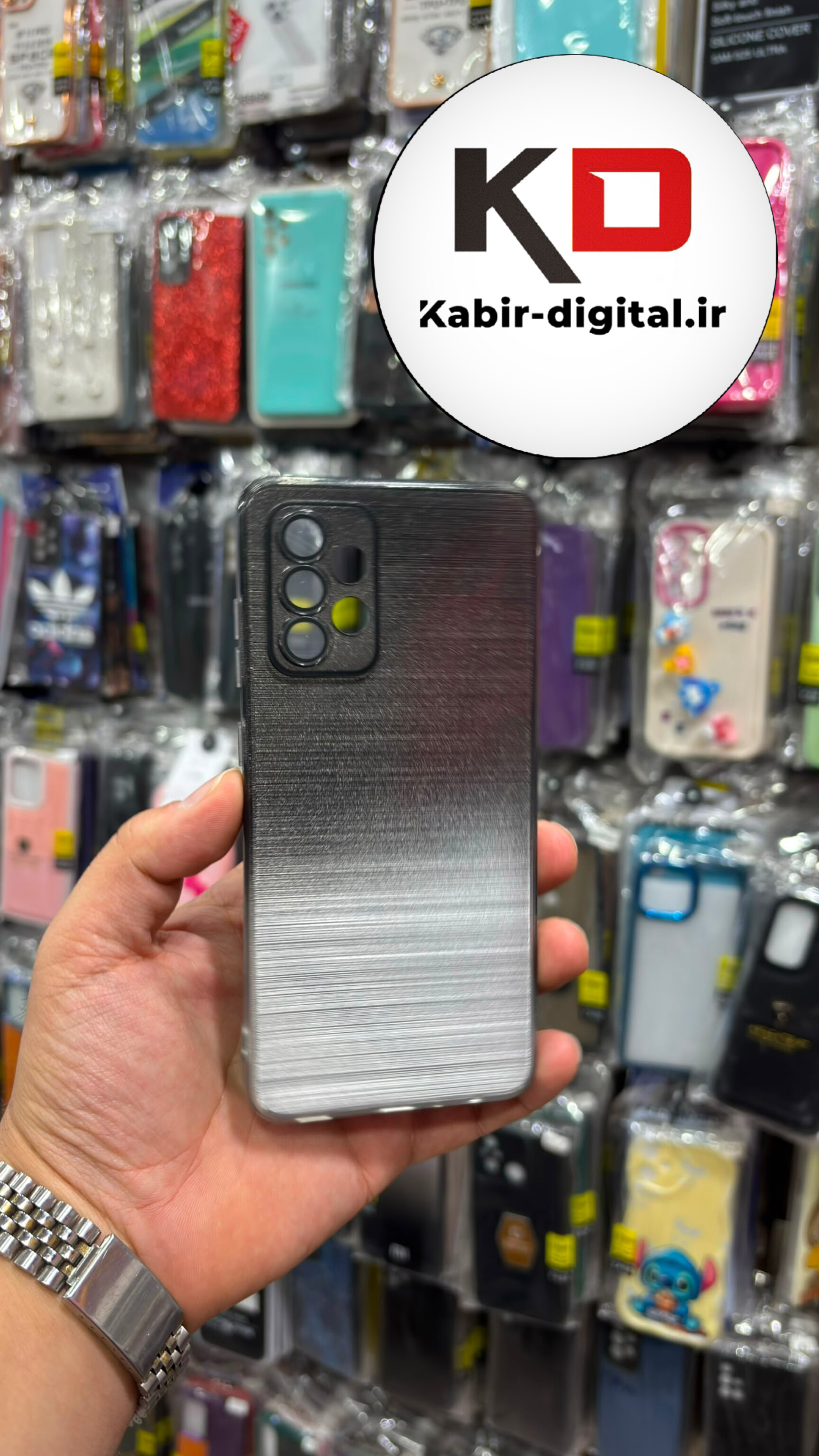 قاب گوشی Galaxy A52 / A52s سامسونگ سیلیکونی ضد ضربه دو رنگ محافظ لنزدار مشکی سفید