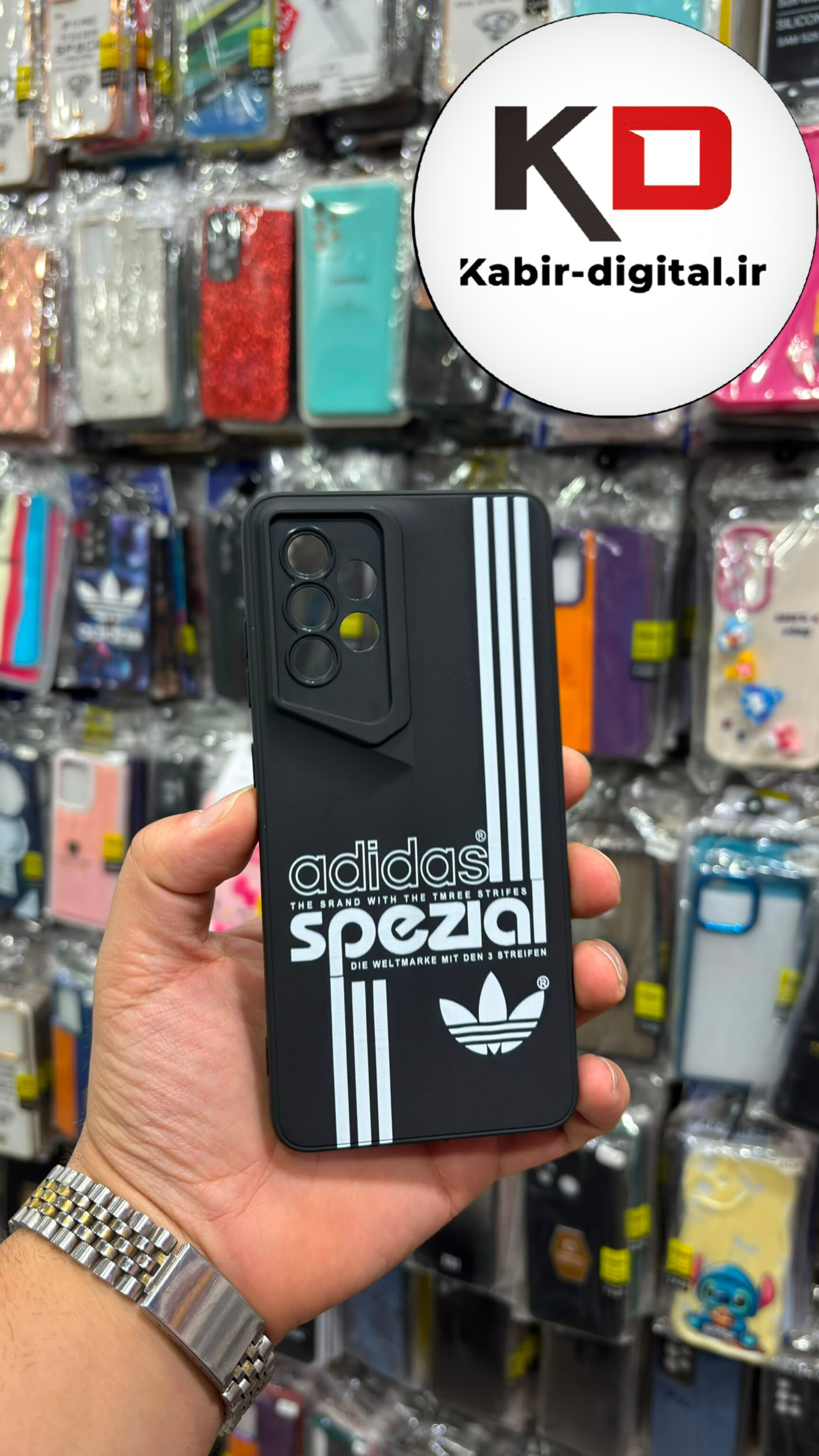 قاب گوشی Galaxy A52 / A52s سامسونگ طرح سری Porsche Design پورش دیزاین Hard LUXURY محافظ لنز دار مشکی
