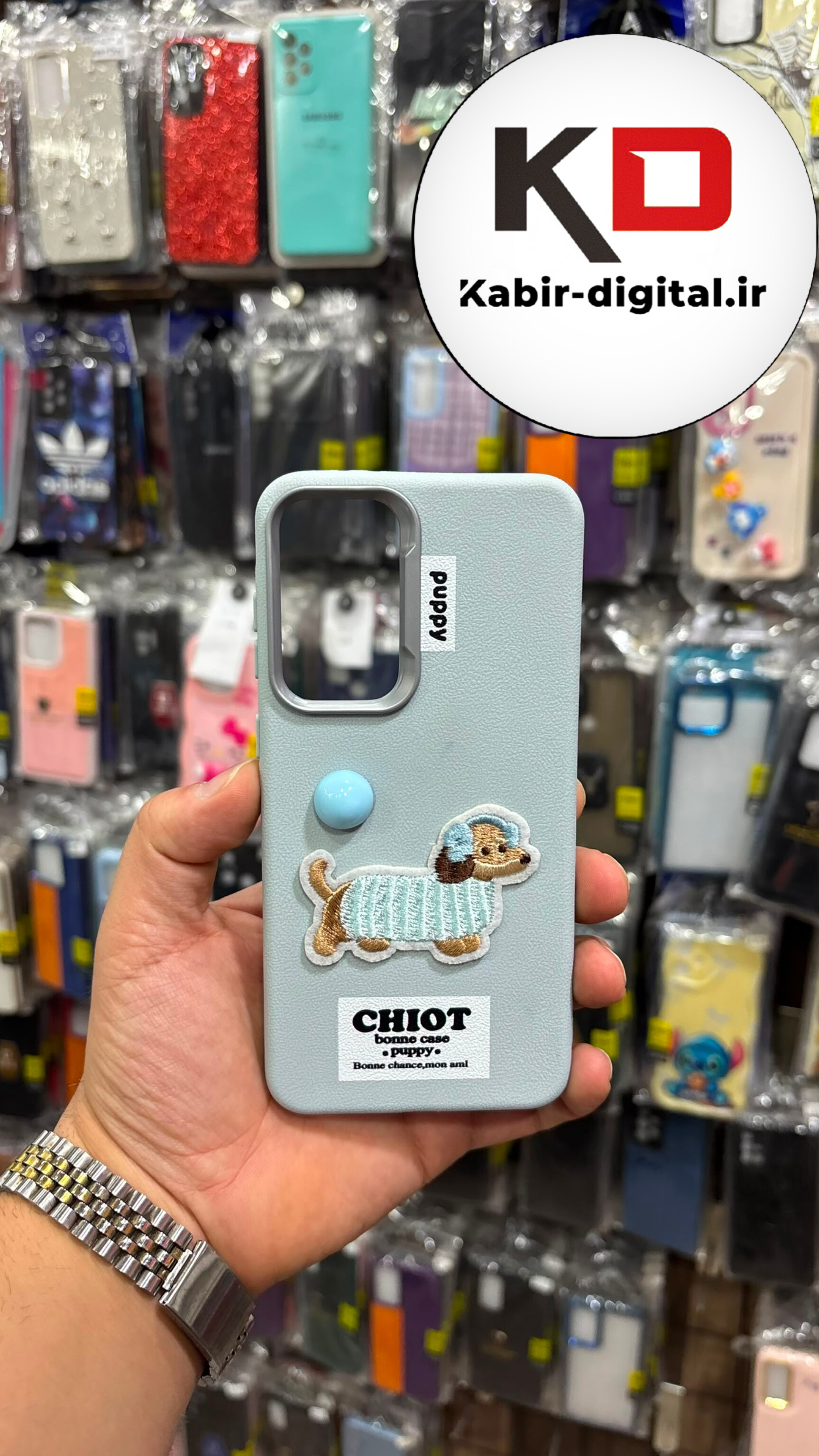 قاب گوشی Galaxy A56 / A36 سامسونگ لدر دیزاین SOFT Lether Design فانتزی سیلیکونی طرح چرم گلدوزی