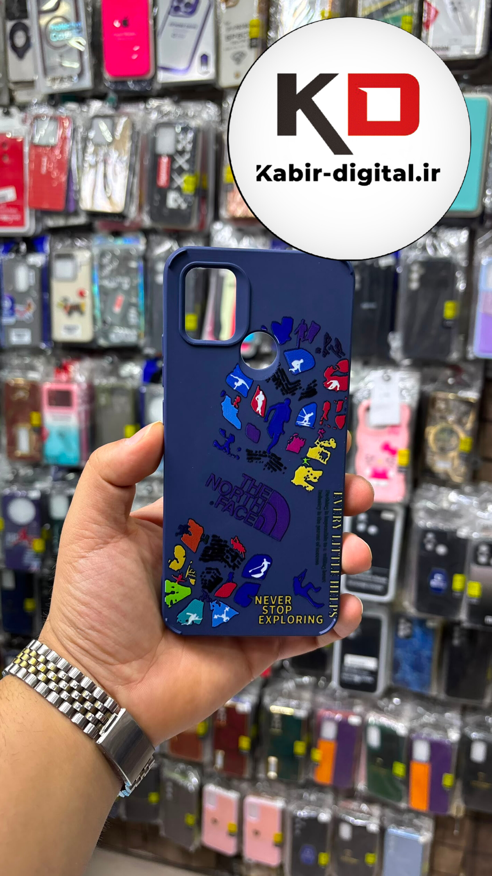 قاب گوشی Redmi 9C / Redmi 10A شیائومی Solid case سیلیکونی طرح فانتزی ضد ضربه رنگ سرمه ایی محافظ لنزدار
