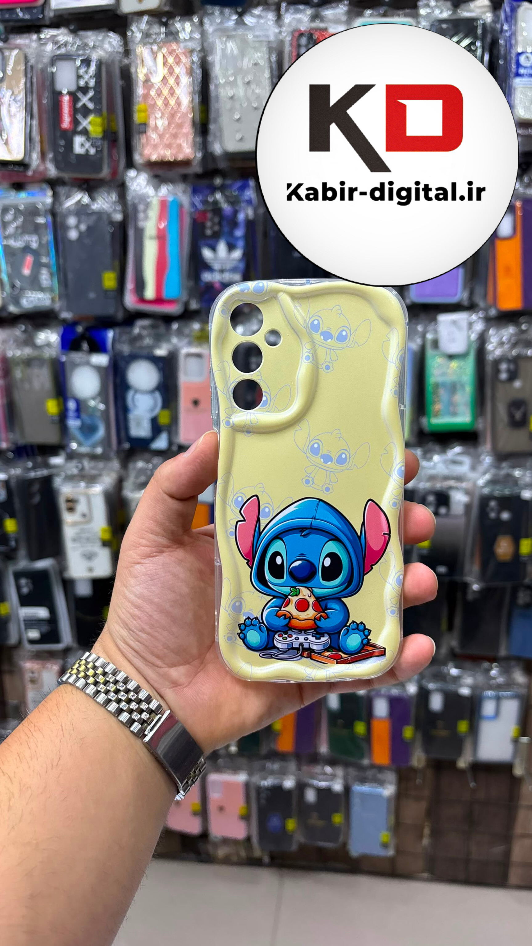قاب گوشی Galaxy A05S سامسونگ طرح سیلیکونی ژله ایی منحنی عروسکی سه بعدی برجسته محافظ لنزدار