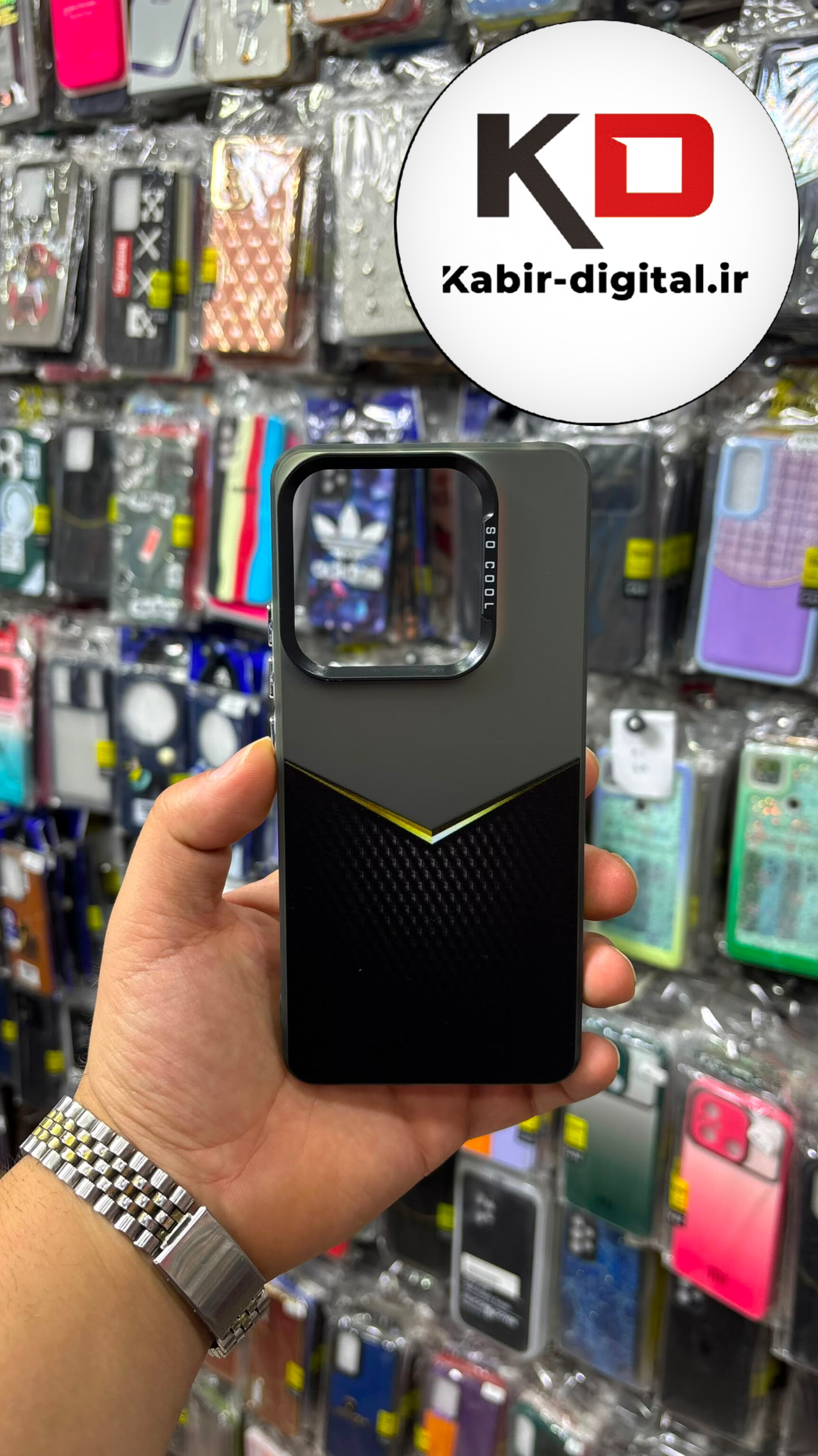 قاب گوشی Redmi Note 14 4G شیائومی اورجینال SO COOL سوکول لنز کرومی براق طرح پورش