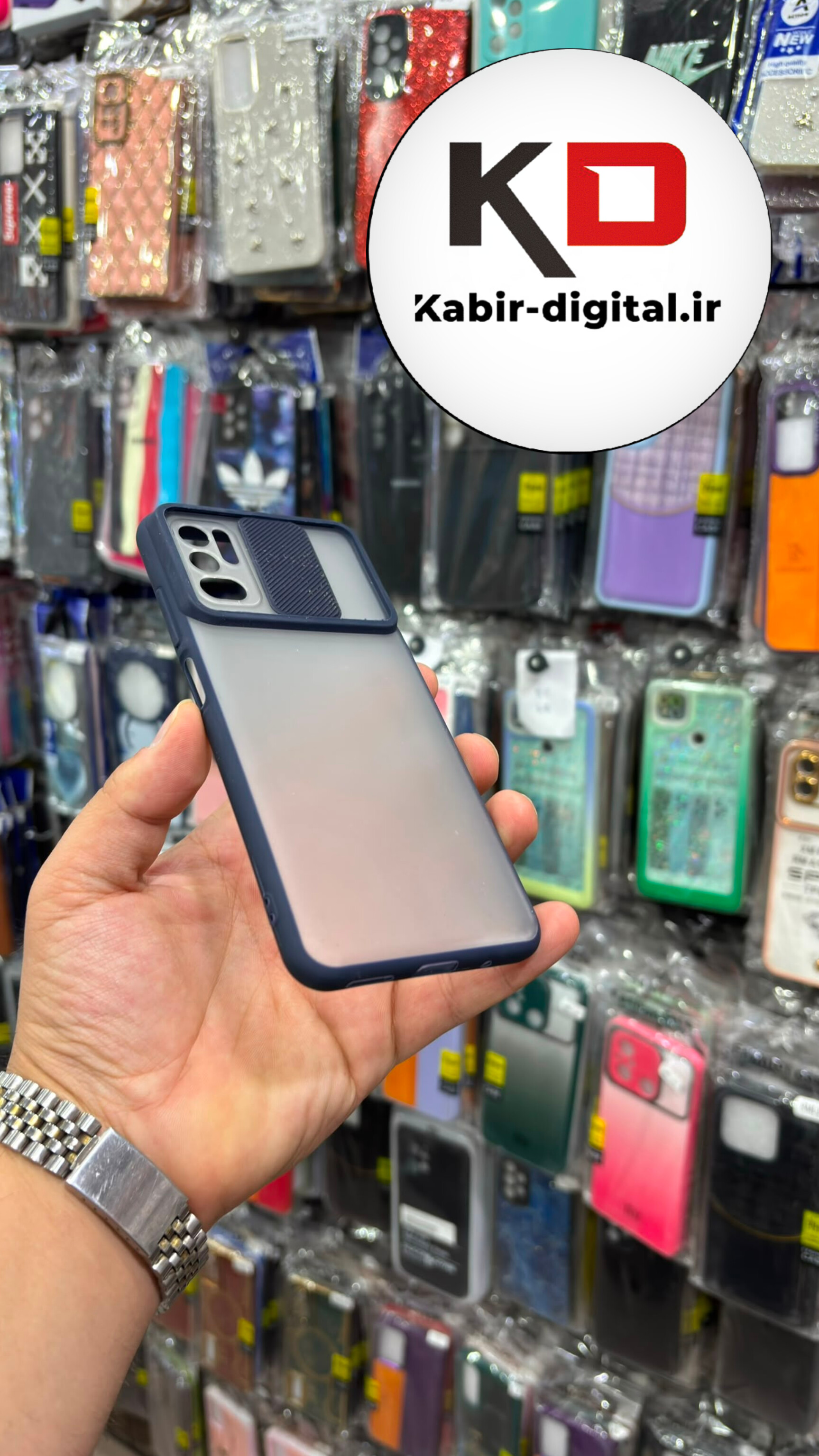 قاب گوشی Redmi Note 10 5g / POCO M3 Pro شیائومی Solid case سیلیکونی طرح پشت مات ضد ضربه رنگ سرمه ایی محافظ لنزدار کشویی