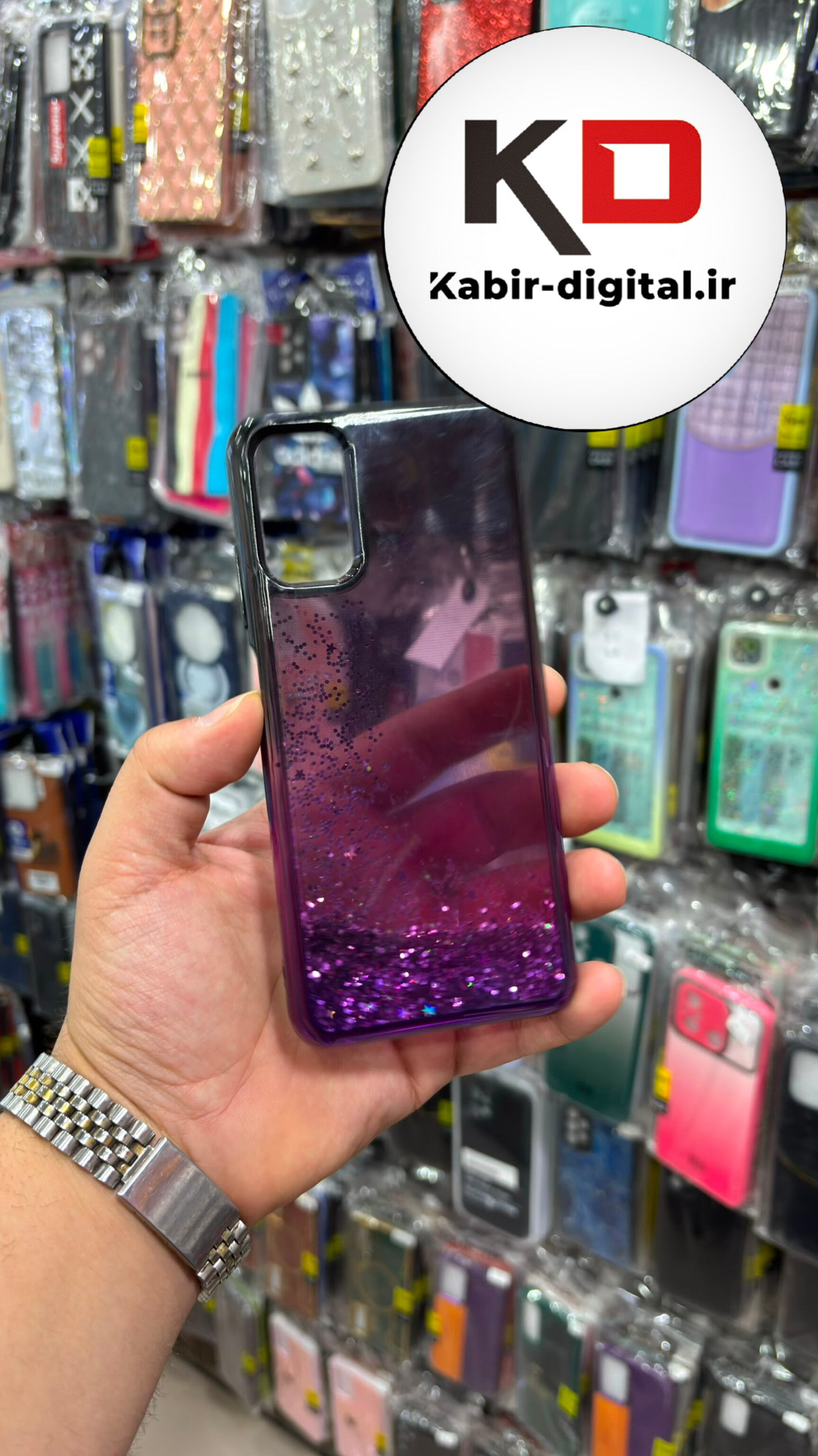قاب گوشی Redmi Note 10 5g / POCO M3 Pro شیائومی طرح اکلیلی آکواریومی لاکچری بنفش