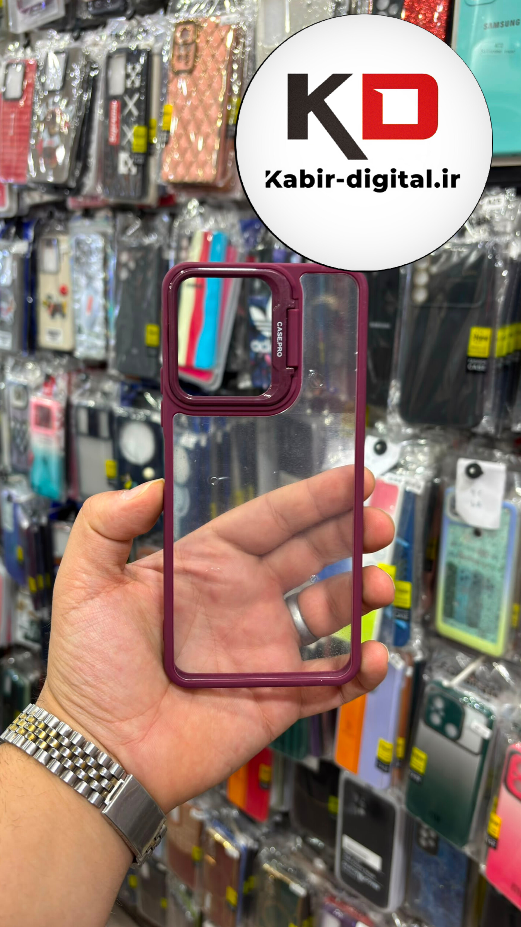 قاب گوشی Redmi 13C / POCO C۶5 شیائومی اورجینال متال کیس Metal اورجینال CASE PRO طرح پشت طلق شفاف دور سیلیکونی