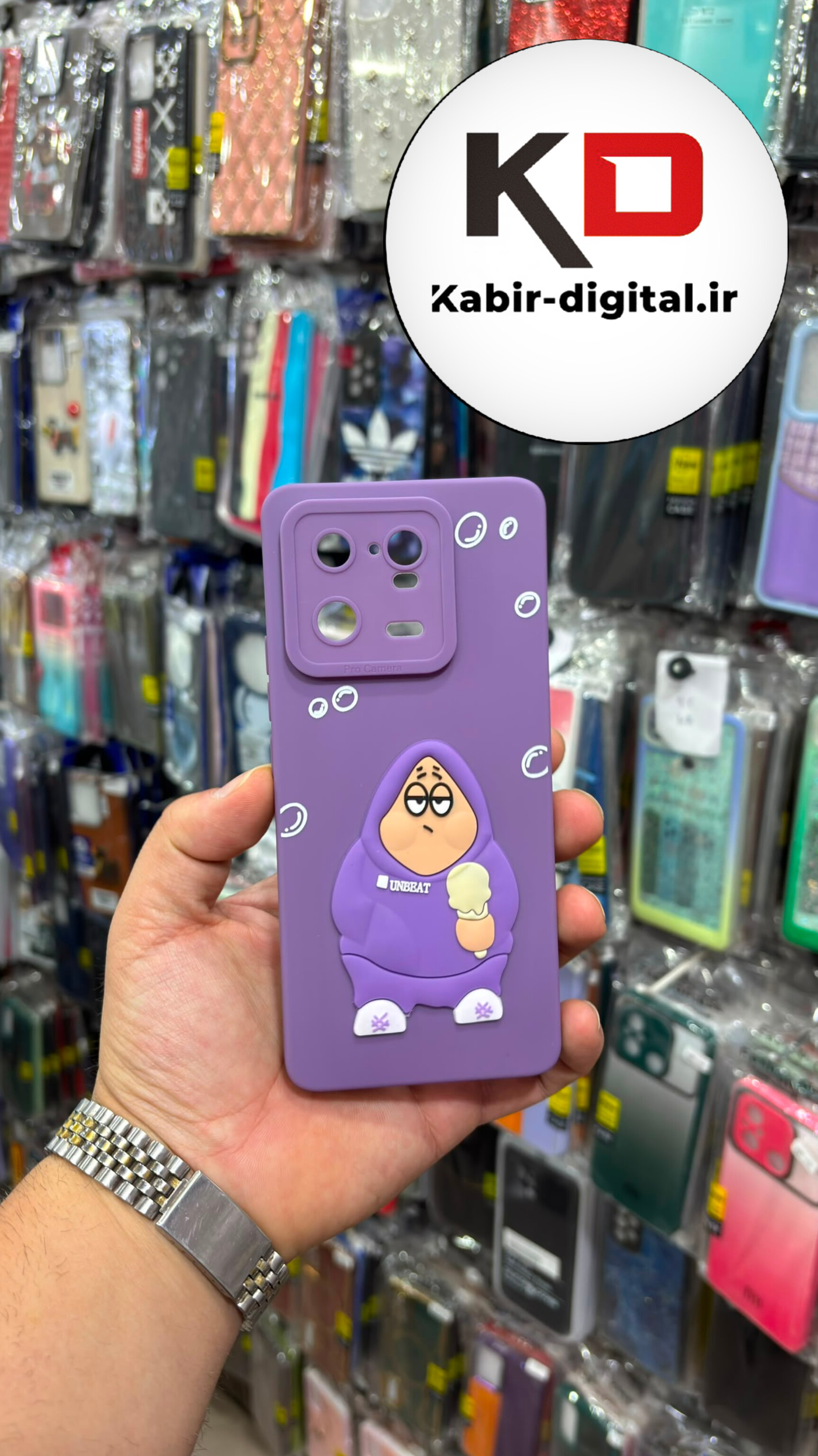 قاب گوشی MI 13 Pro شیائومی سیلیکونی عروسکی محافظ لنزدار