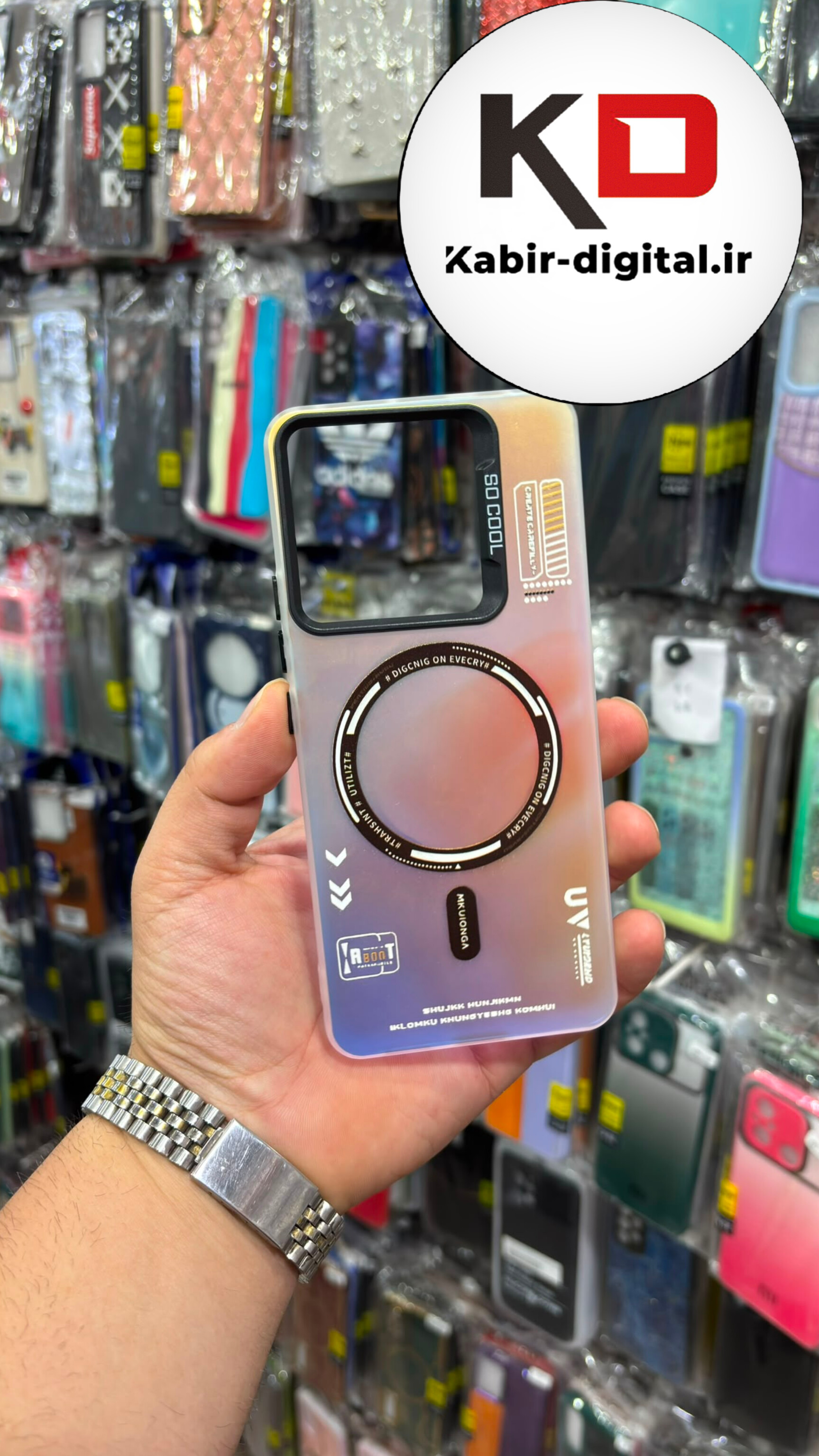 قاب گوشی Redmi Note 13 pro 5g / POCO X6 شیائومی SO COOL طرح مگ سیف RT اسپرت هولوگرامی