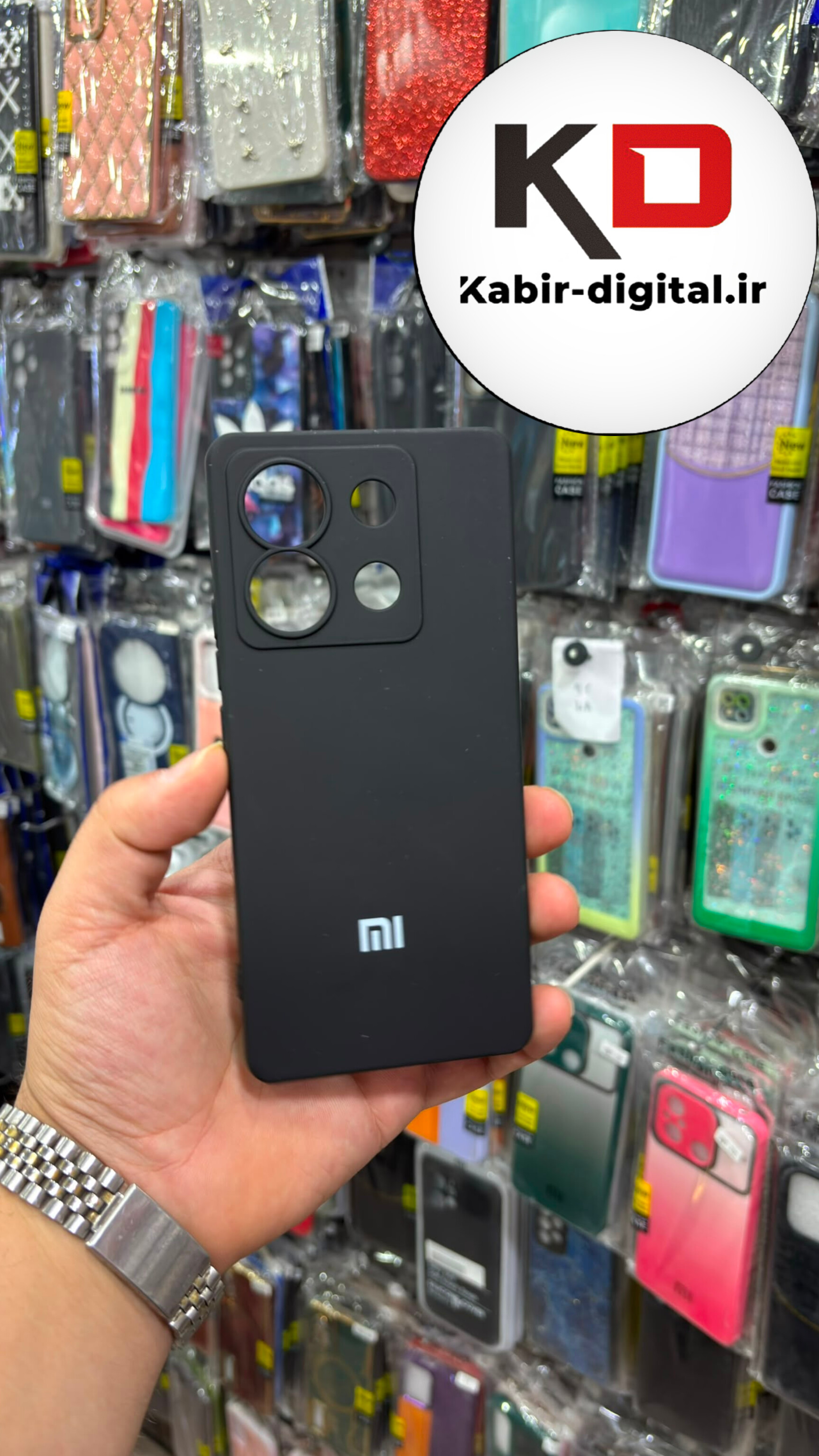 قاب گوشی Redmi Note 13 pro 5g / POCO X6 شیائومی سیلیکونی اورجینال محافظ لنزدار مشکی