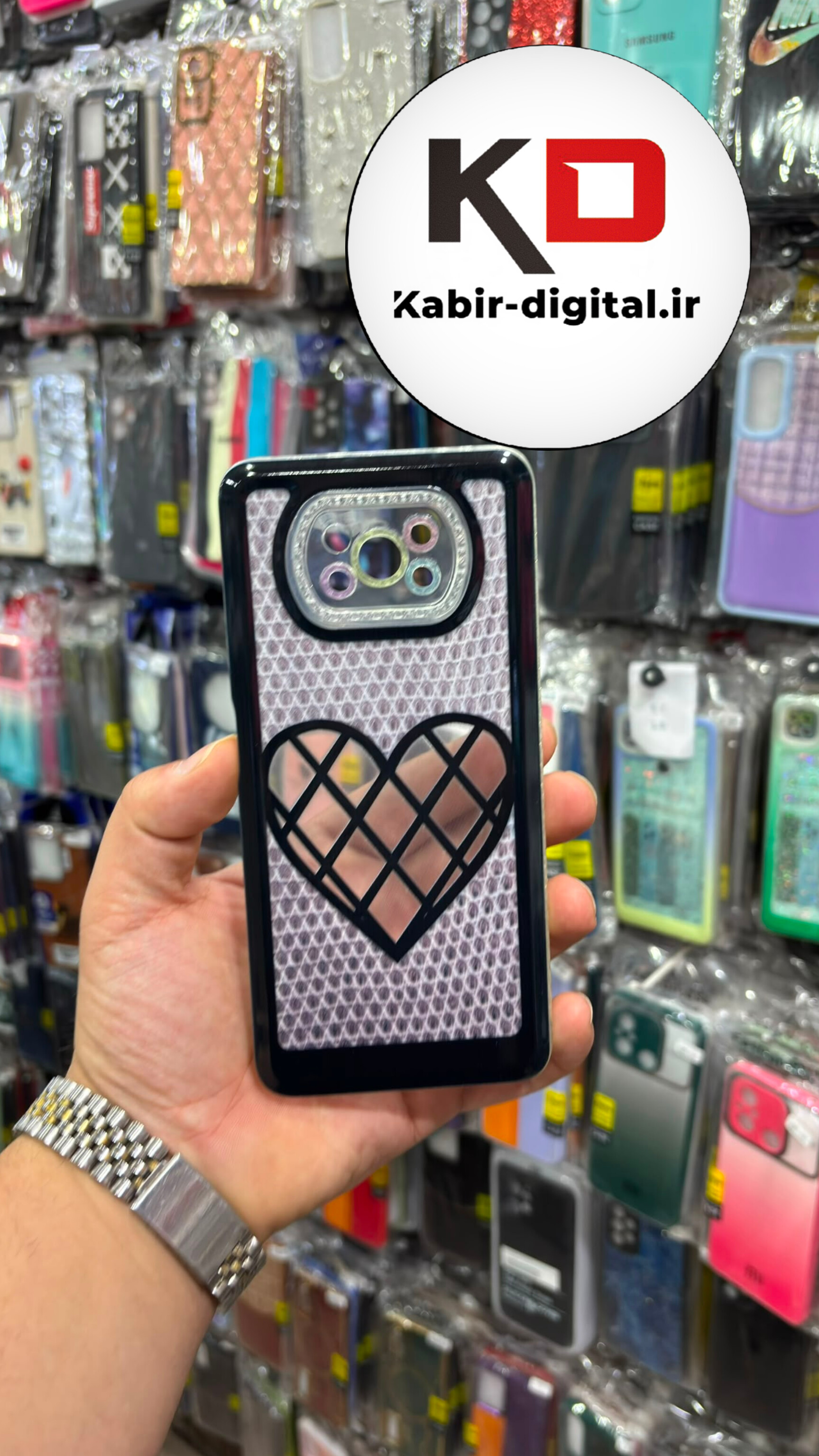 قاب گوشی POCO X3/ POCO X3 Pro شیائومی طرح فانتزی ژله ای سخت قلبی  محافظ لنزدار