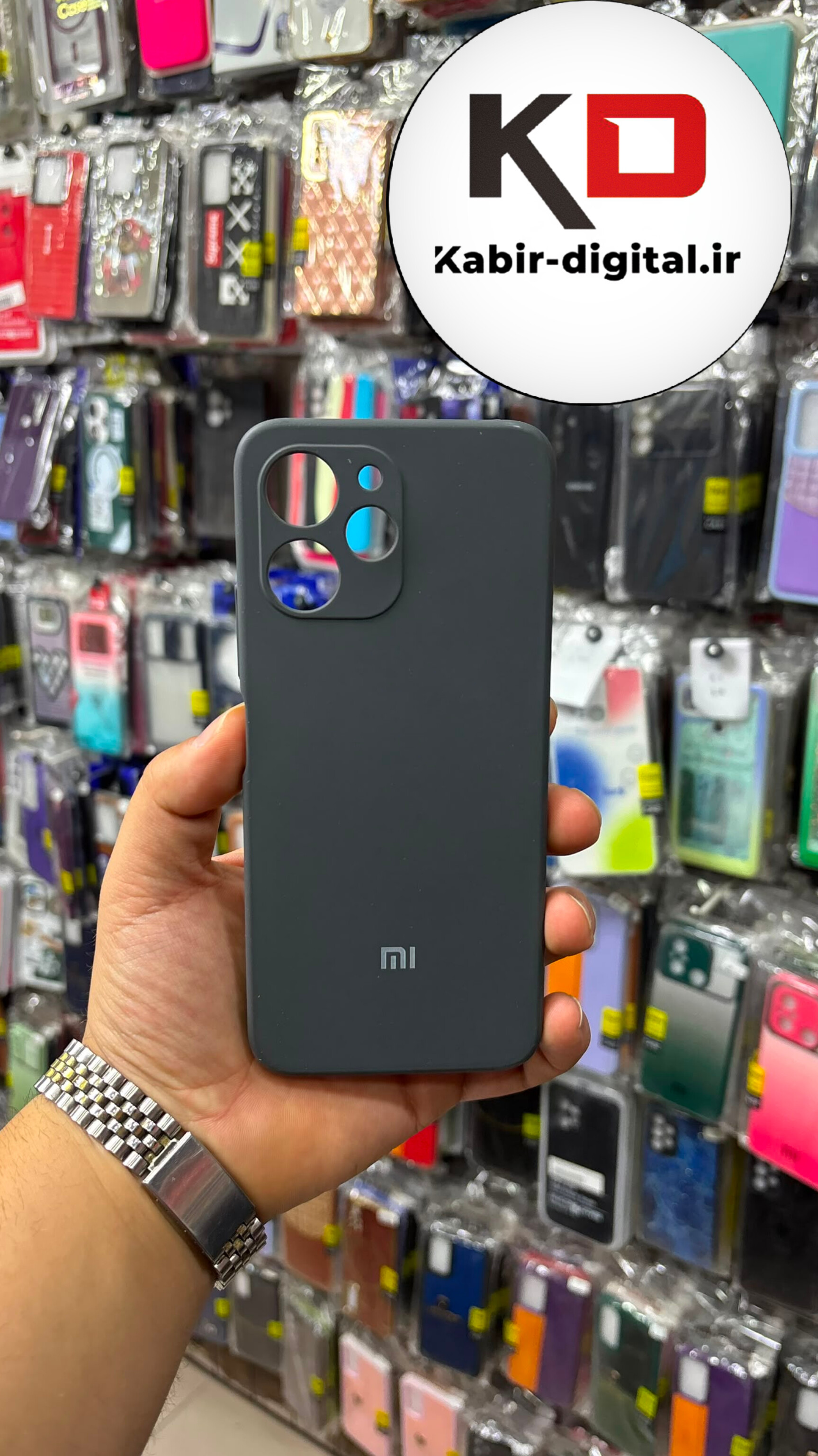 قاب گوشی Redmi 12 شیائومی سیلیکونی اورجینال درجه یک داخل پارچه محافظ لنزدار