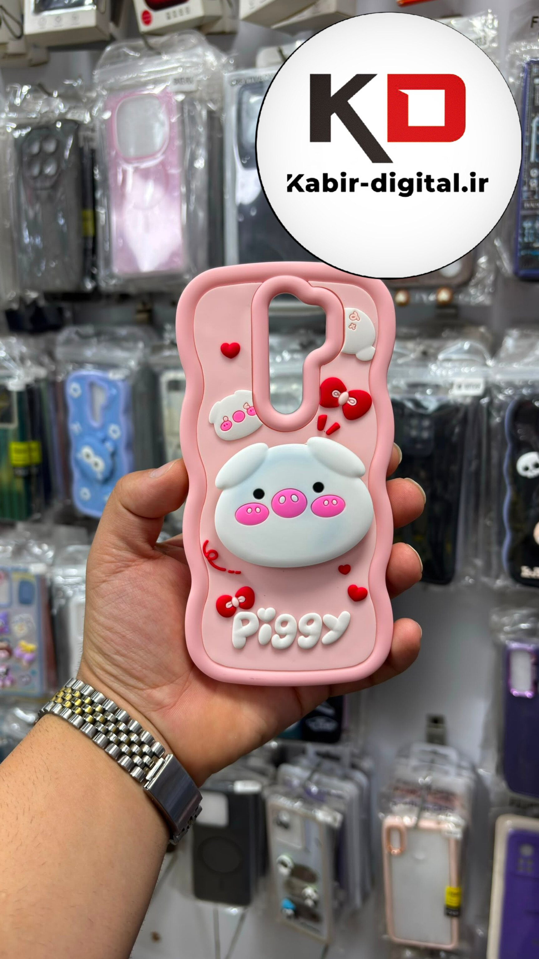 قاب گوشی Redmi Note 8 Pro  شیائومی سیلیکونی Solid Case ضد ضربه عروسکی برجسته منحنی پاپ سوکت شو محافظ لنز دار