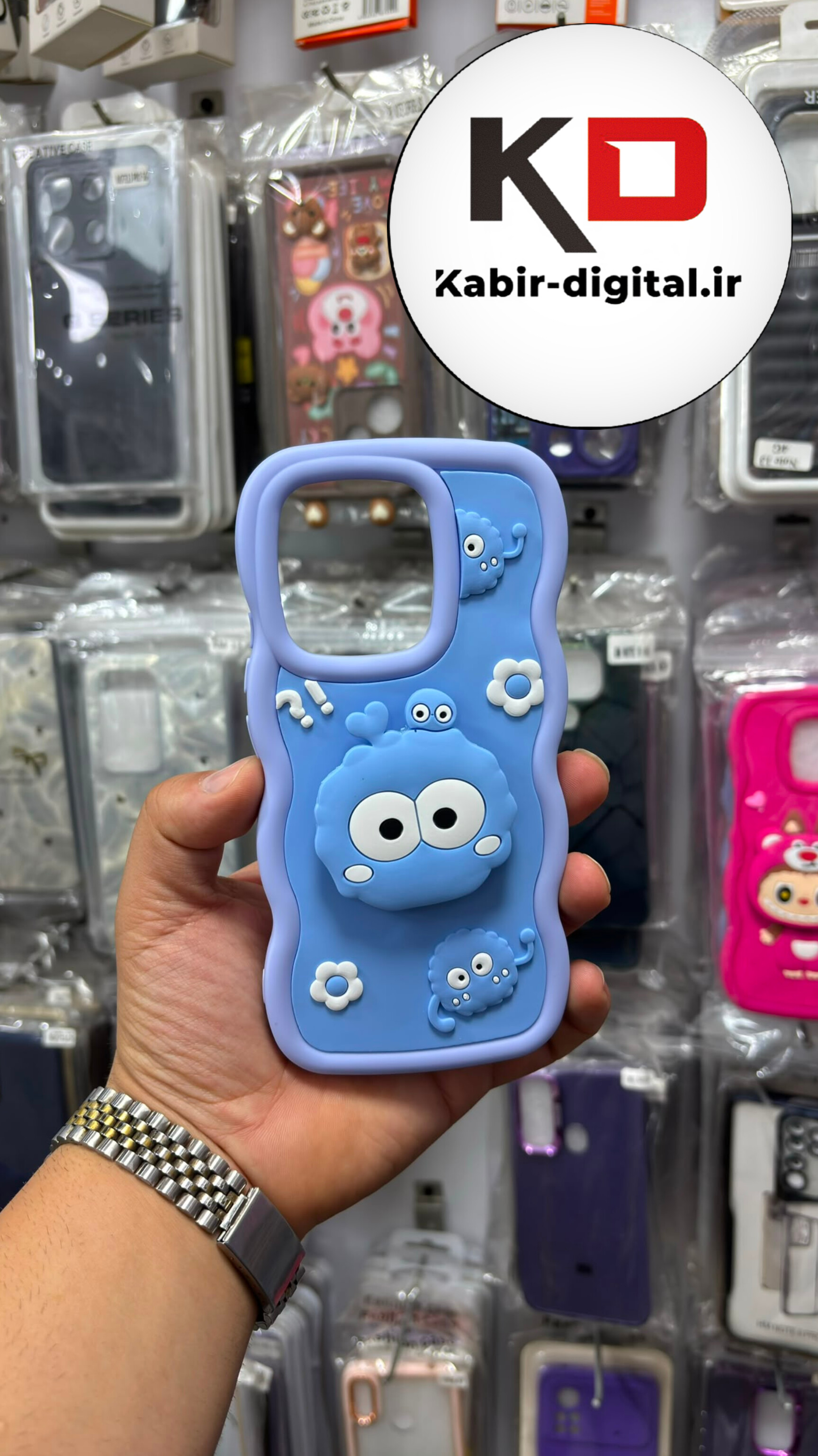 قاب گوشی Redmi Note 13 Pro 4G /Note 14S /POCO M6 Pro شیائومی سیلیکونی Solid Case ضد ضربه عروسکی برجسته منحنی پاپ سوکت شو محافظ لنز دار