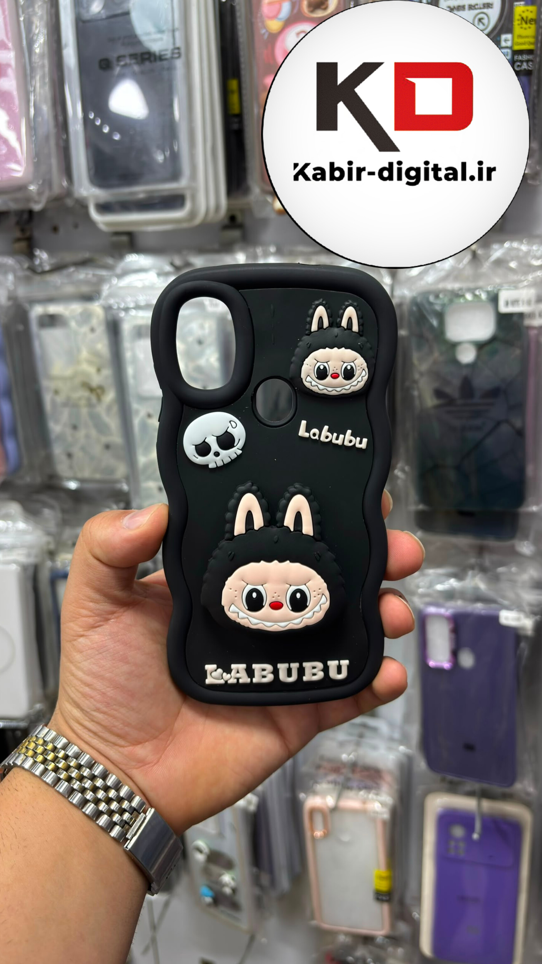 قاب گوشی Galaxy A11 /M11 سامسونگ سیلیکونی Solid Case ضد ضربه عروسکی برجسته منحنی پاپ سوکت شو محافظ لنز دار