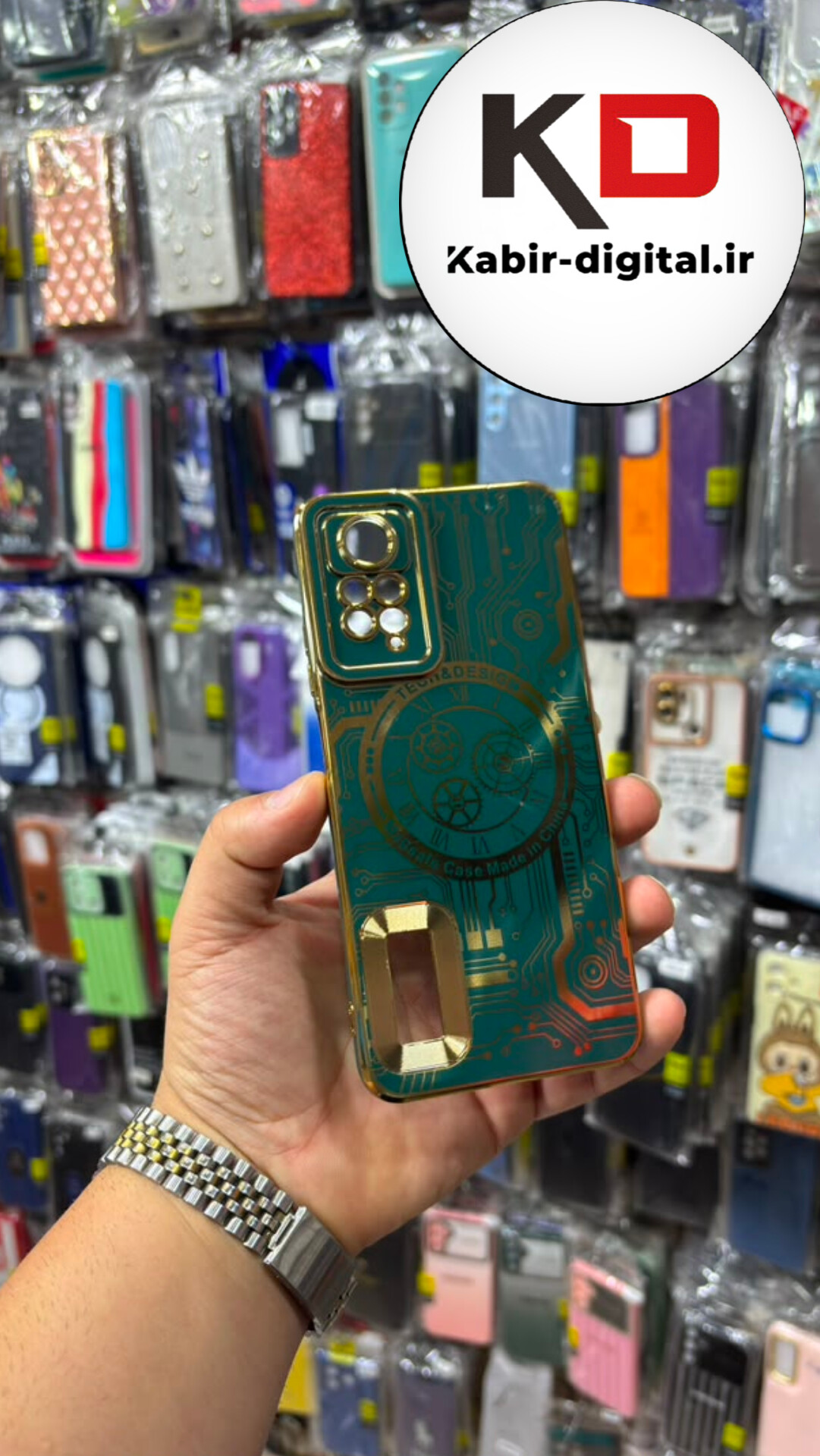 قاب گوشی  Redmi Note 12 pro 4g / Note 11 pro 4gشیائومی طرح مای کیس MY CASE ژله ای مگ سیف محافظ لنز دار طرح تکنولوژی رنگ طلایی
