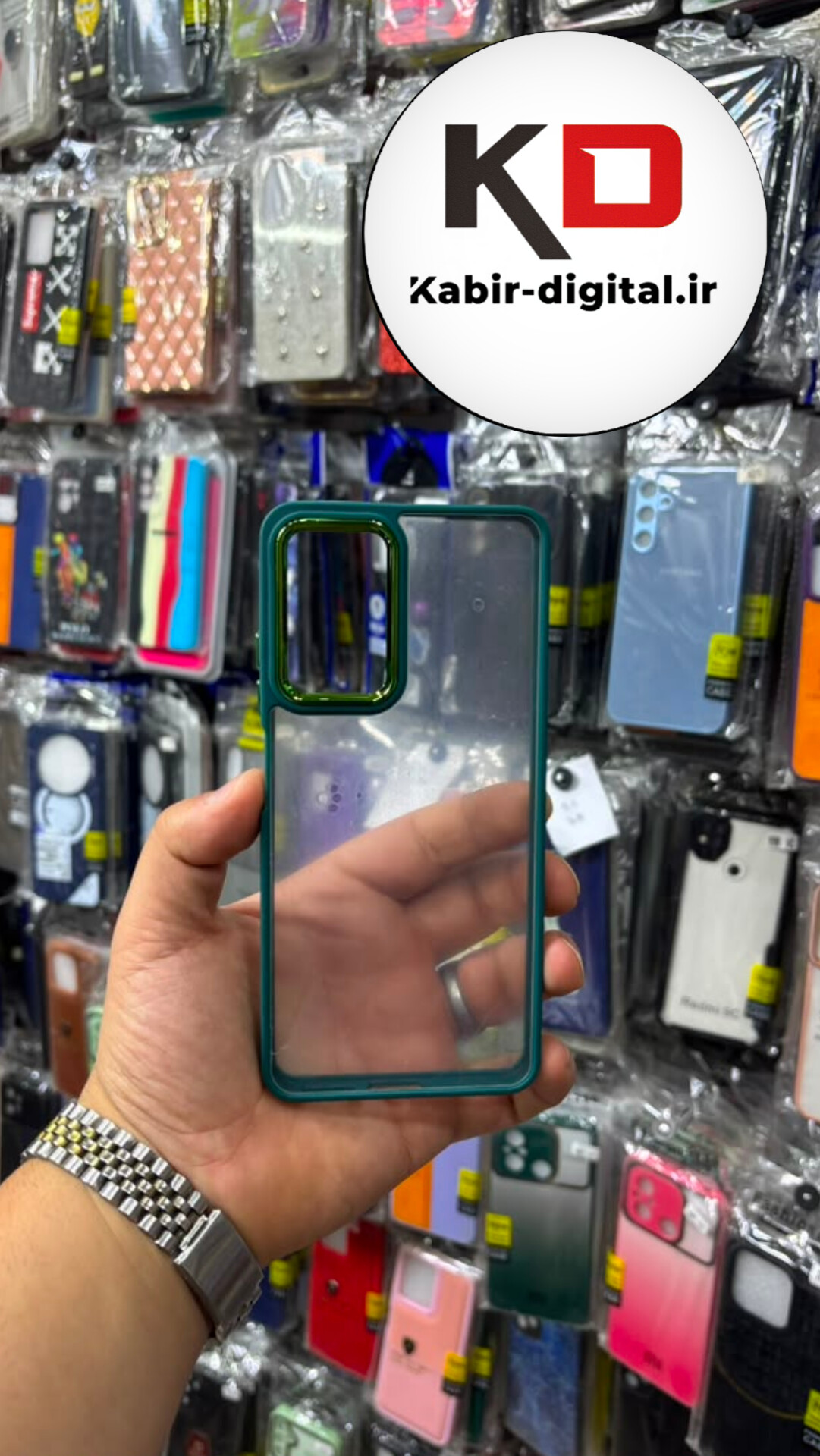 قاب گوشی  Redmi Note 12 pro 4g / Note 11 pro 4gشیائومی اورجینال متال کیس Metal اورجینال CASE PRO طرح پشت طلق شفاف دور سیلیکونی سبز