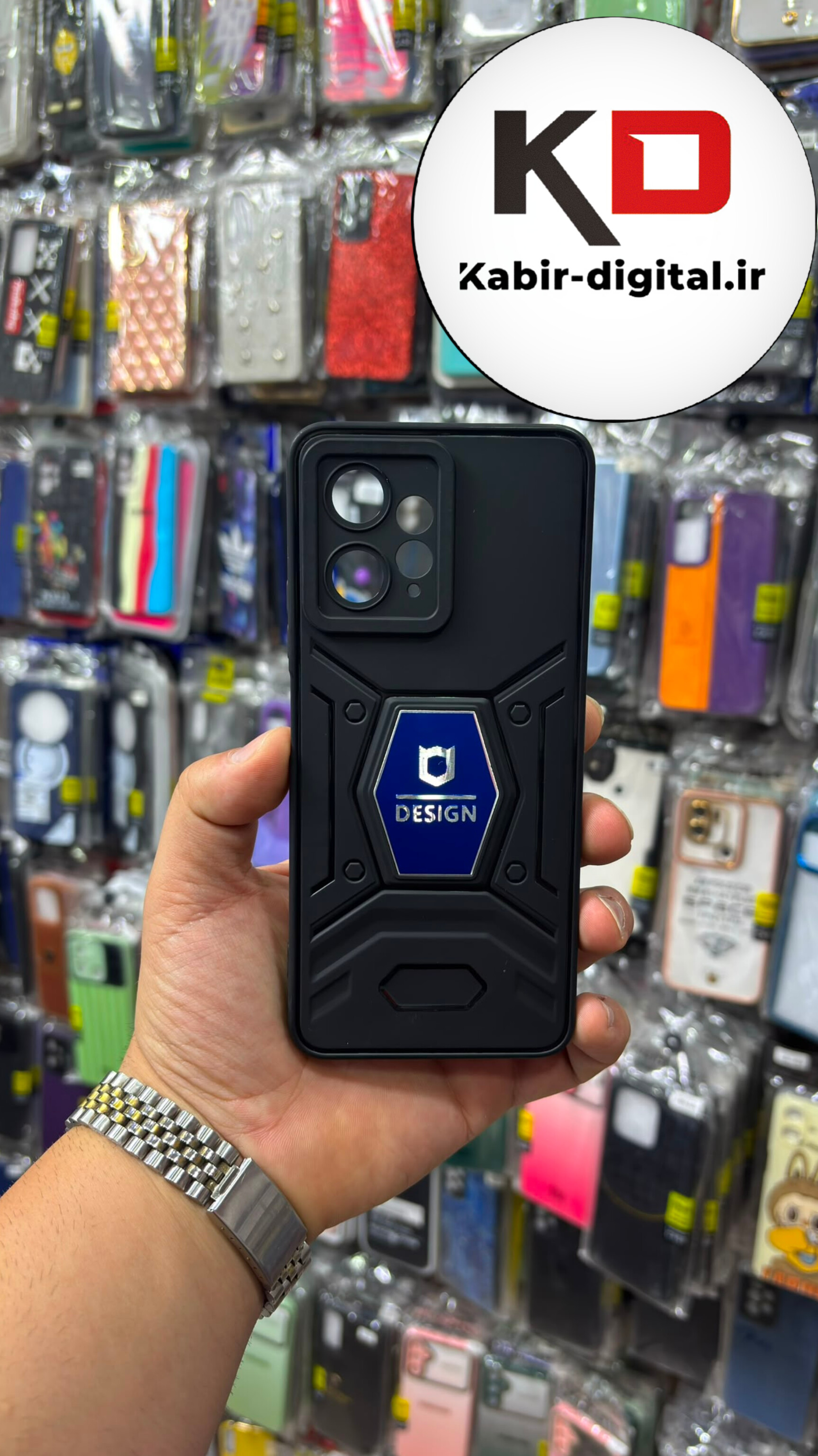 قاب گوشی  Redmi Note 12 4gشیائومی طرح ضد ضربه بتمن فول ژله ای اورجینال DESIGN محافظ لنز دار