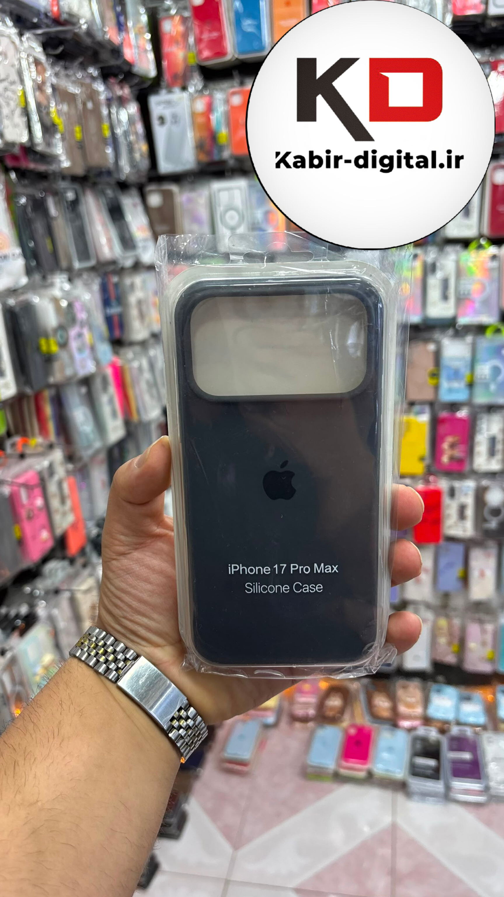 قاب گوشی  iPhone 17 pro Max آیفون سیلیکونی اورجینال درجه یک داخل پارچه محافظ لنزدار