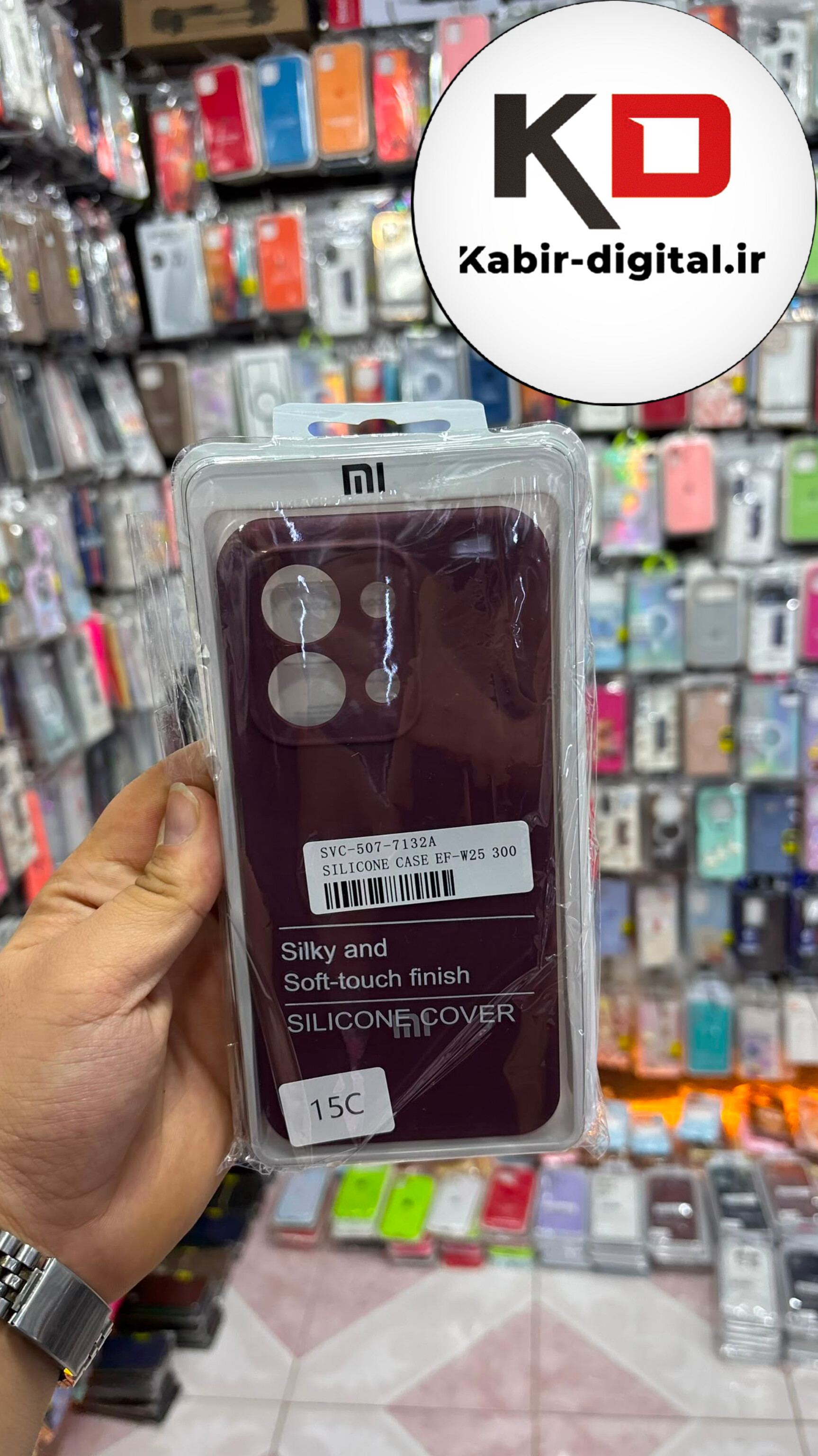 قاب گوشی Redmi 15C / POCO C85 شیائومی سیلیکونی اورجینال درجه یک داخل پارچه محافظ لنزدار
