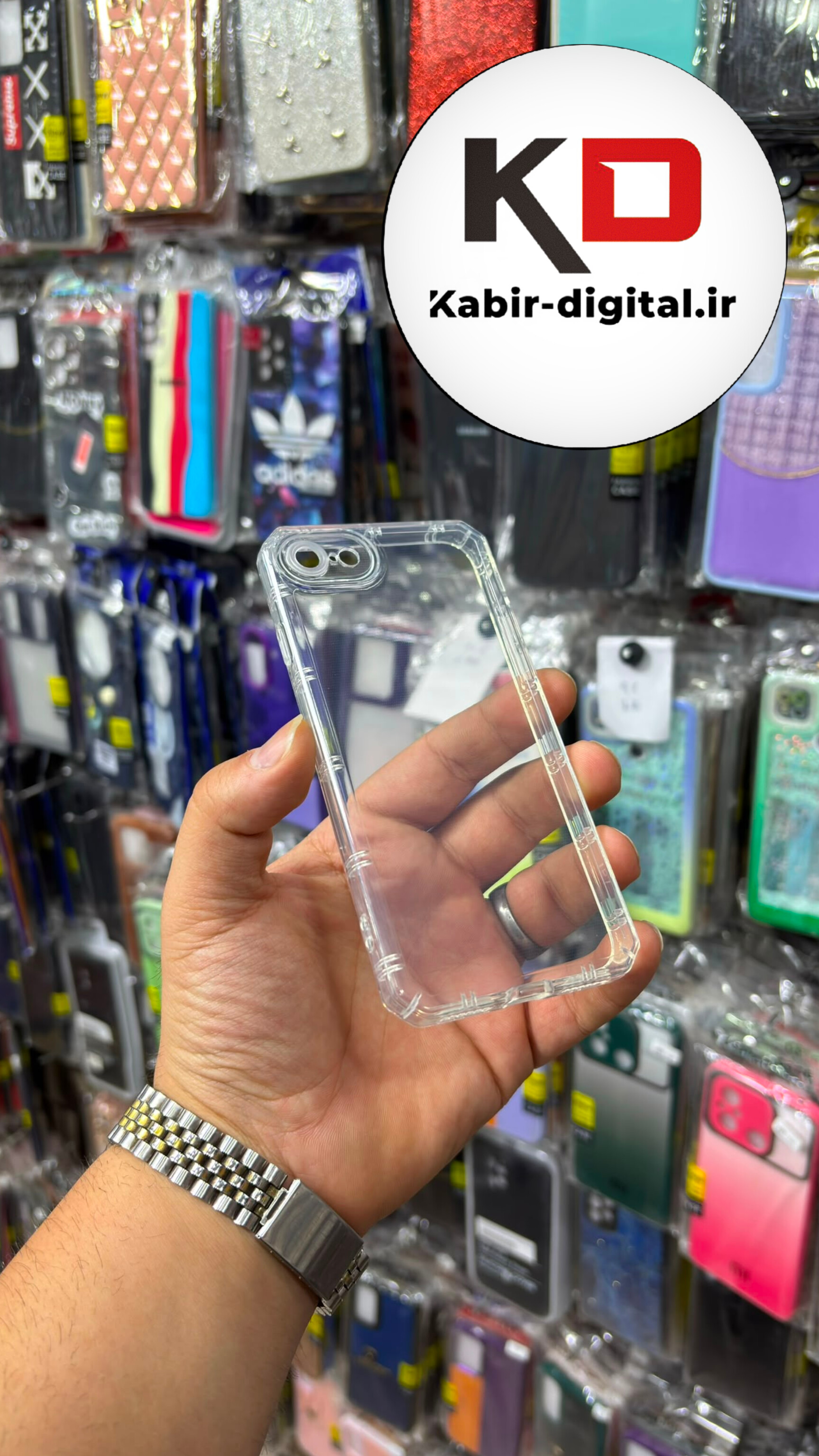 قاب گوشی  iPhone 8 / 7 / SE 2 آیفون  ژله ایی پشت سخت شیشه ای شفاف محافظ لنزدار کپسولی بی رنگ
