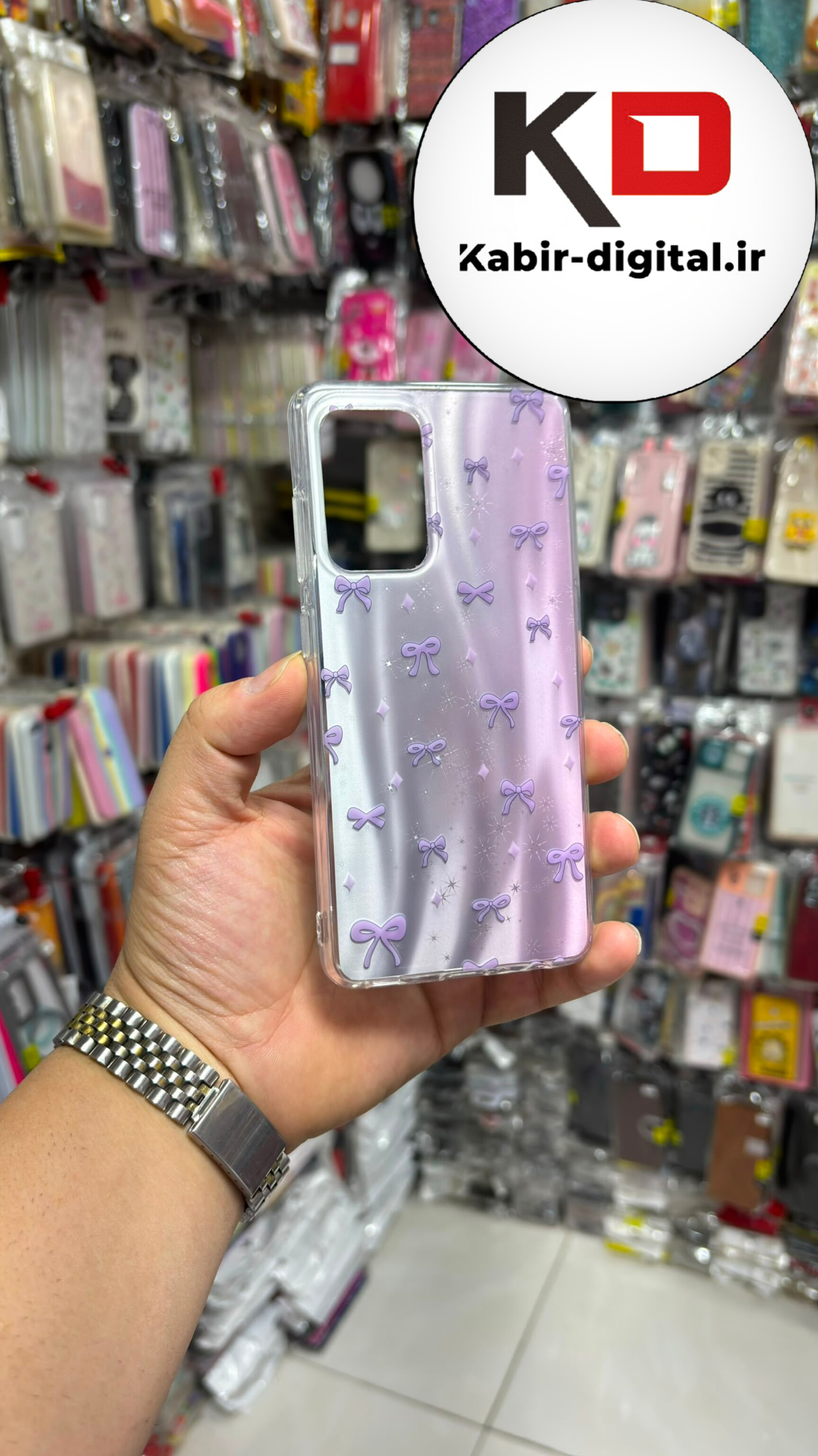 قاب گوشی Galaxy A52  / Galaxy A52S سامسونگ فانتزی سخت Hard لیزری لاکچری طرح پاپیون