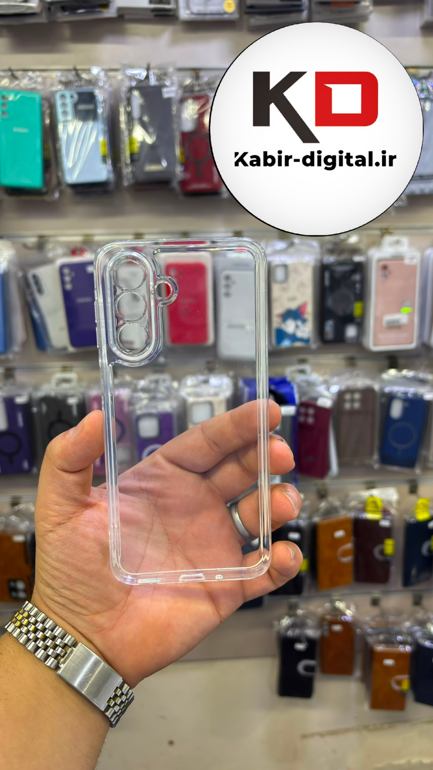 قاب گوشی Galaxy A17 / Galaxy A26 سامسونگ ژله ایی اورجینال پشت سخت شیشه ای شفاف محافظ لنزدار کپسولی بی رنگ