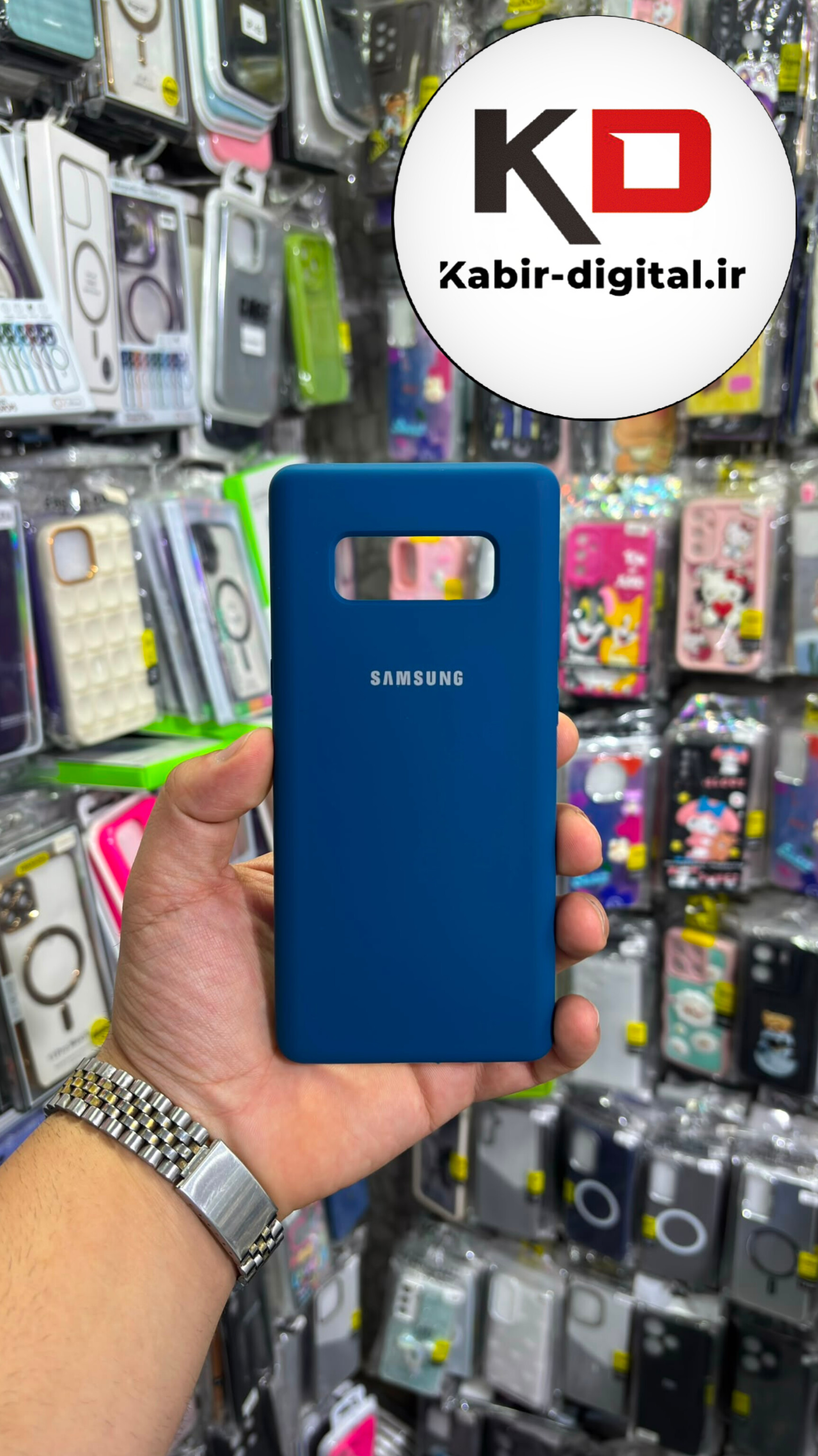 قاب گوشی Note 8 سامسونگ سیلیکونی اورجینال درجه یک داخل پارچه زیر بسته محافظ لنزدار