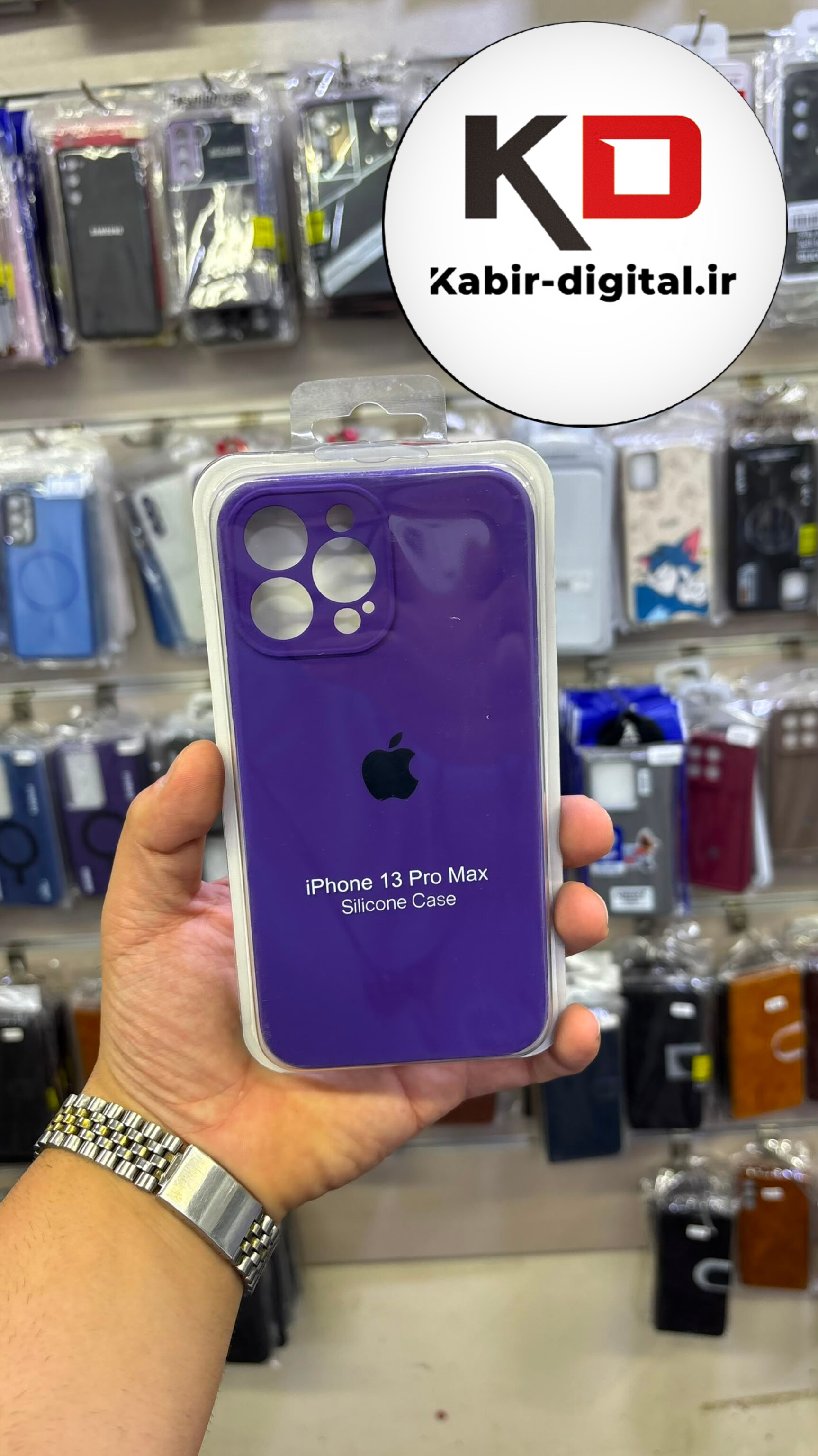 قاب گوشی iPhone 13 Pro Max آیفون سیلیکونی اورجینال درجه یک داخل پارچه زیر بسته محافظ لنزدار