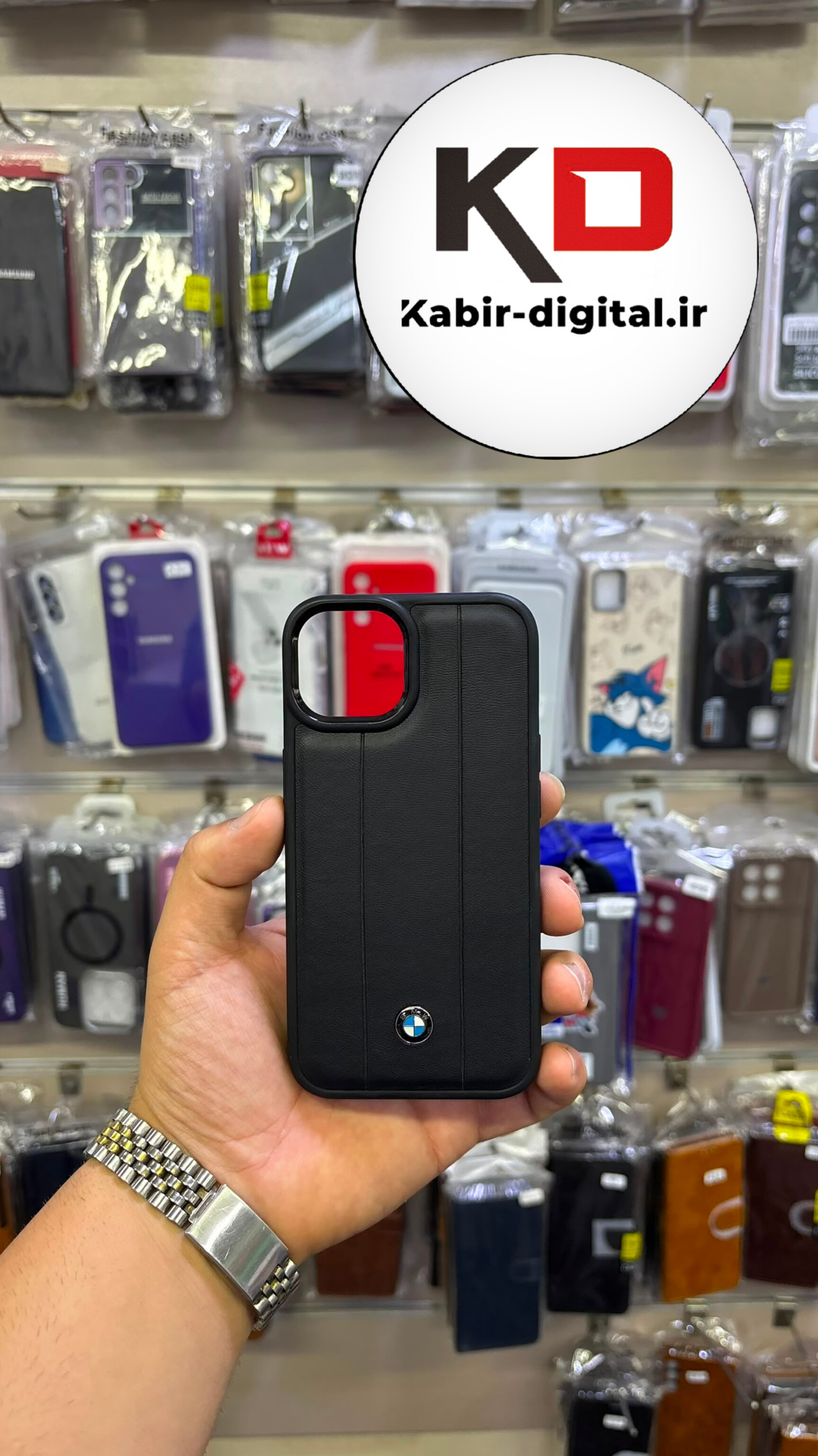 قاب گوشی iPhone 13 / 14 آیفون چرم اورجینال درجه یک محافظ لنزدار مشکی