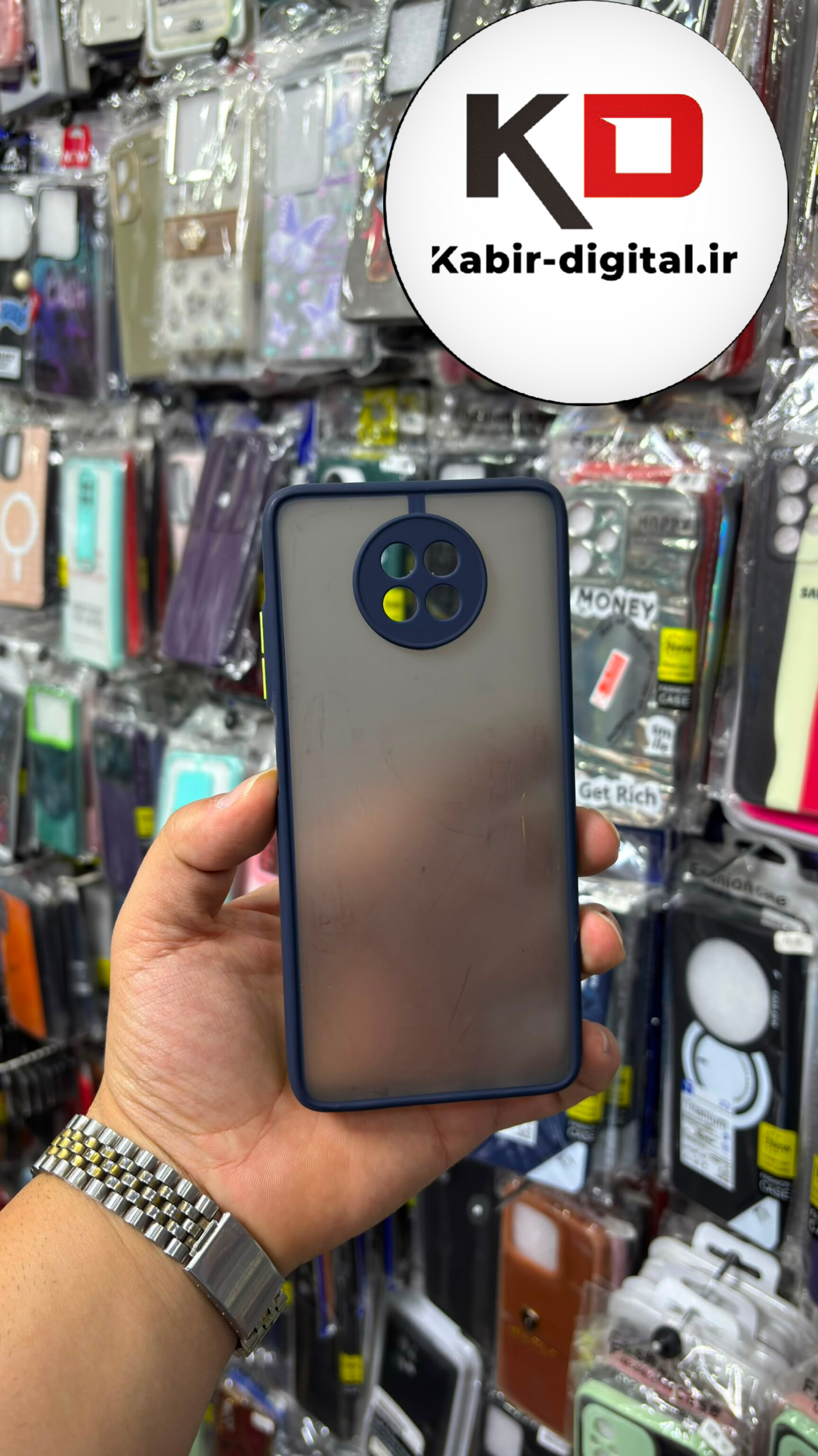 قاب گوشی Redmi Note 9T شیائومی پشت مات دور رنگی سیلیکونی محافظ لنزدار