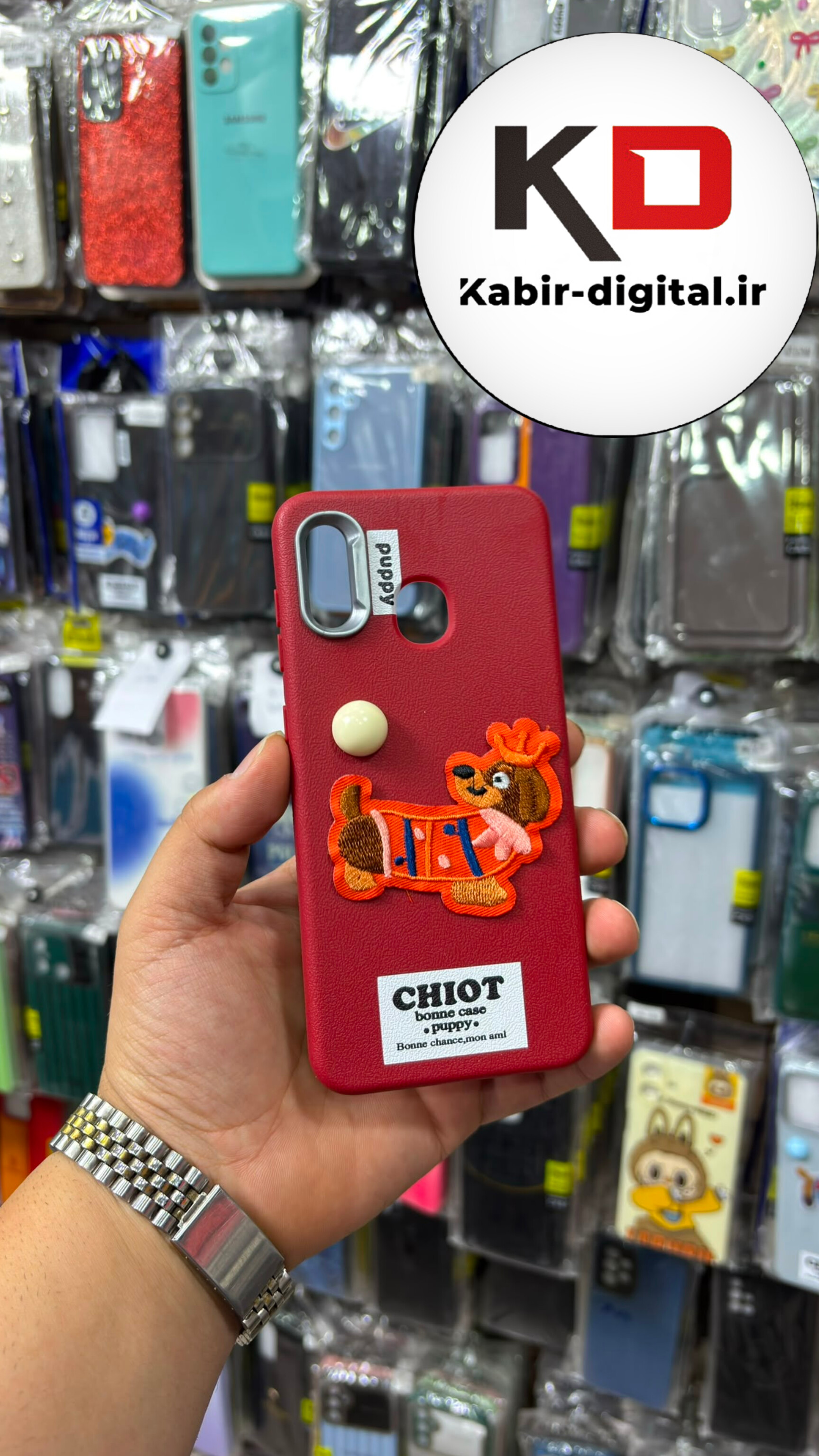قاب گوشی Galaxy A30 / A20 سامسونگ لدر دیزاین SOFT Lether Design فانتزی سیلیکونی طرح چرم گلدوزی