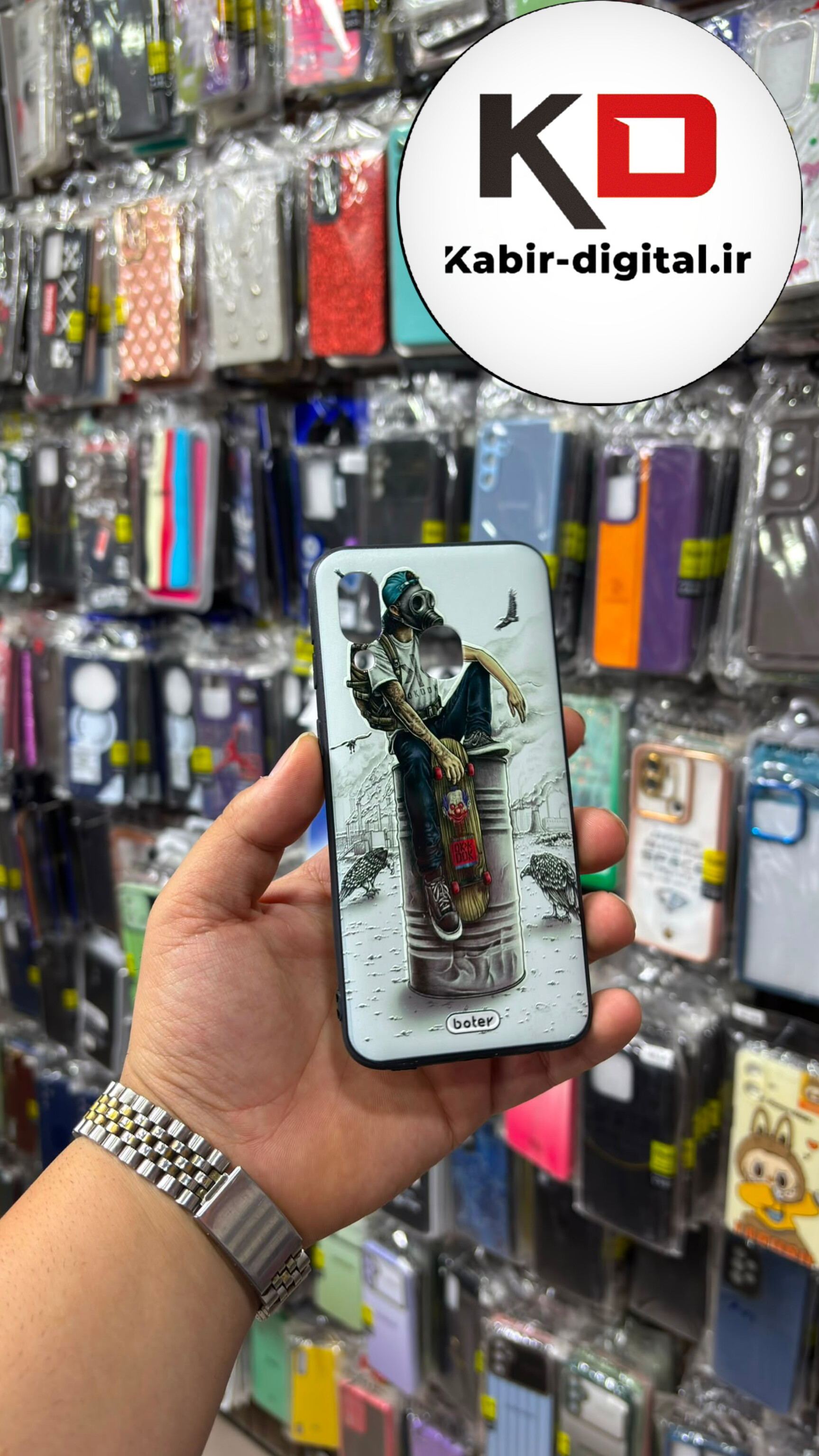 قاب گوشی Galaxy A40 سامسونگ طرح فانتزی  محافظ لنزدار