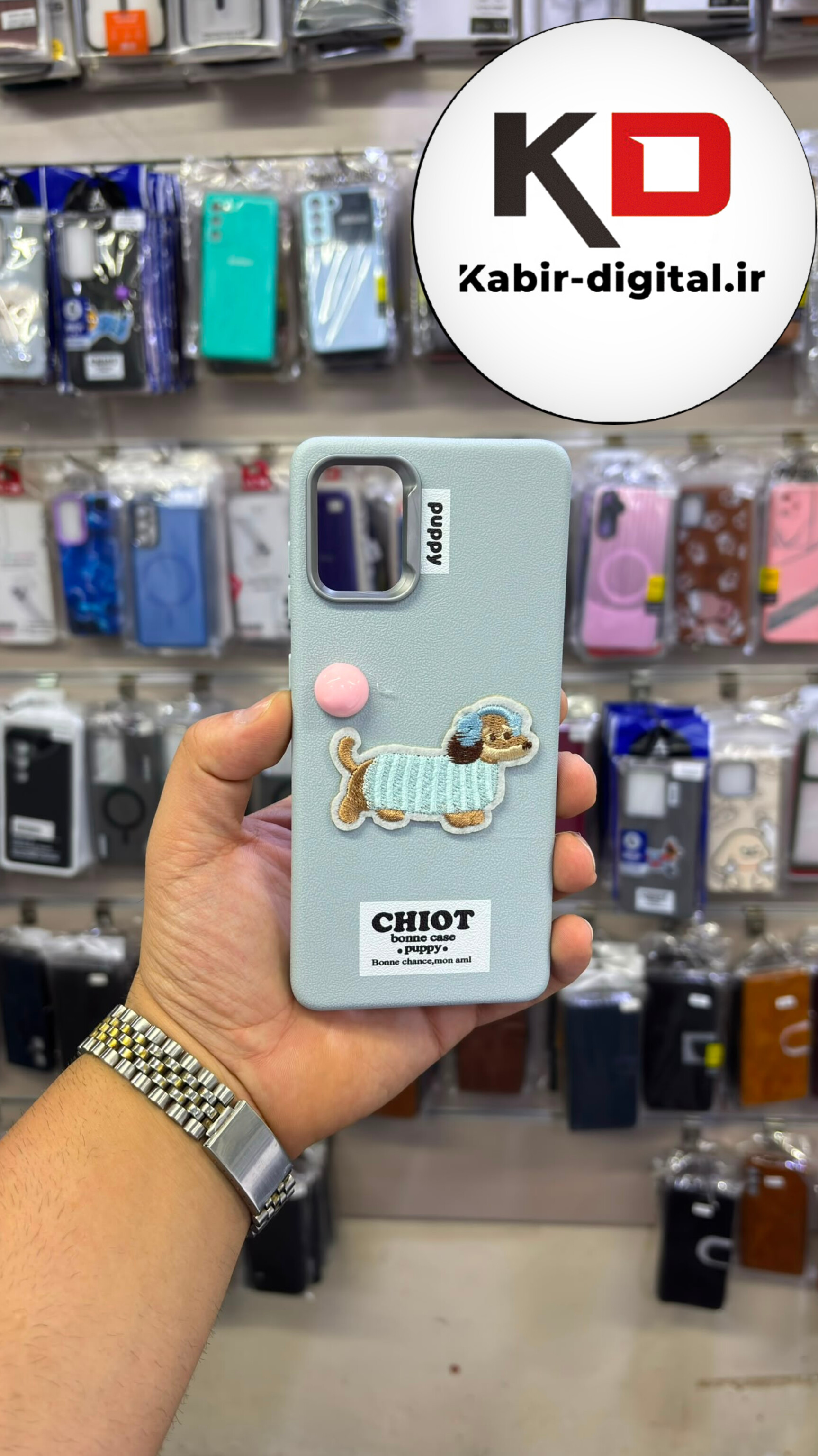 قاب گوشی Galaxy A71 سامسونگ  لدر دیزاین SOFT Lether Design فانتزی سیلیکونی طرح چرم گلدوزی